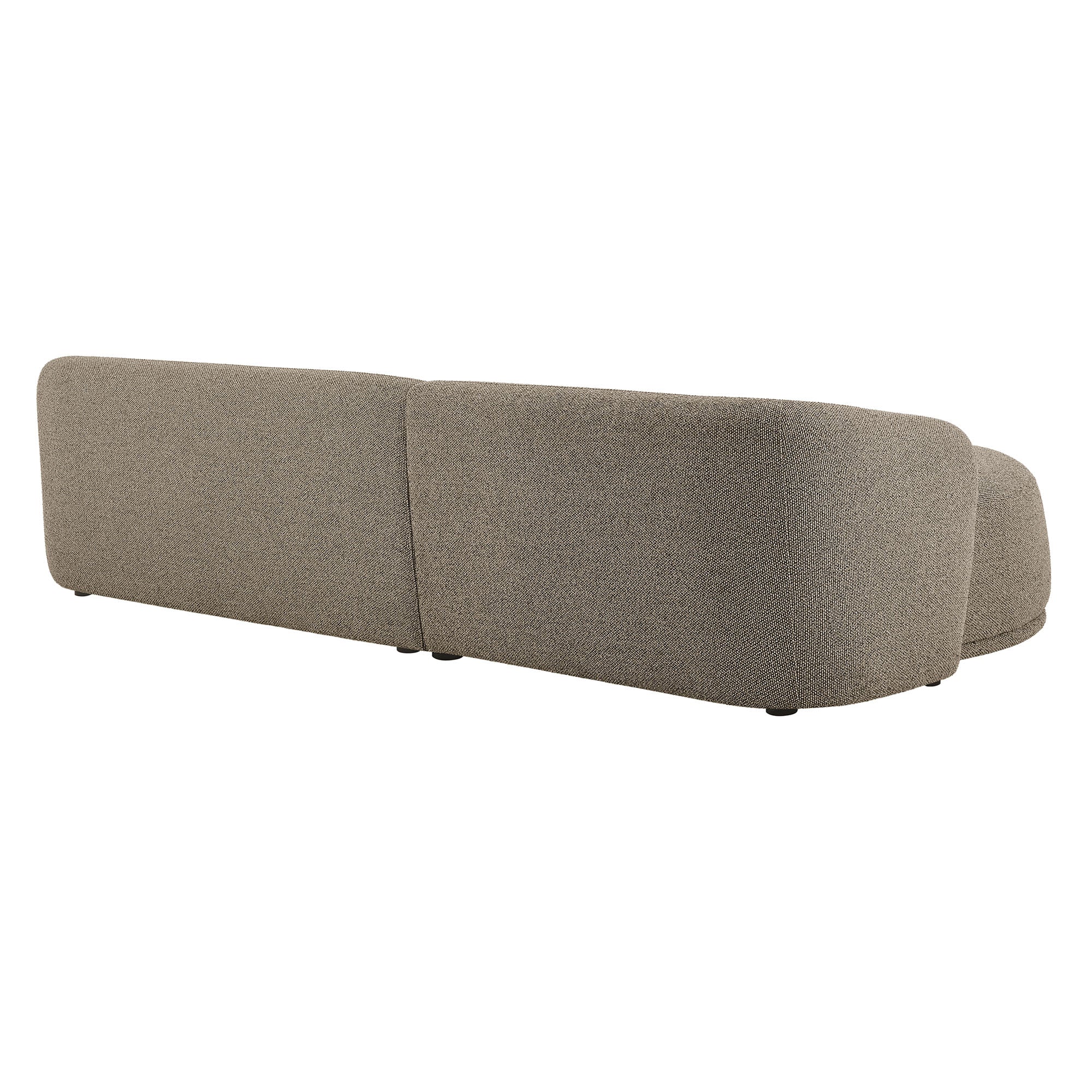 Modway EEI-7502 Monica 2 Piece Left Facing Boucle Fabric Modular Sofa with Chaise
