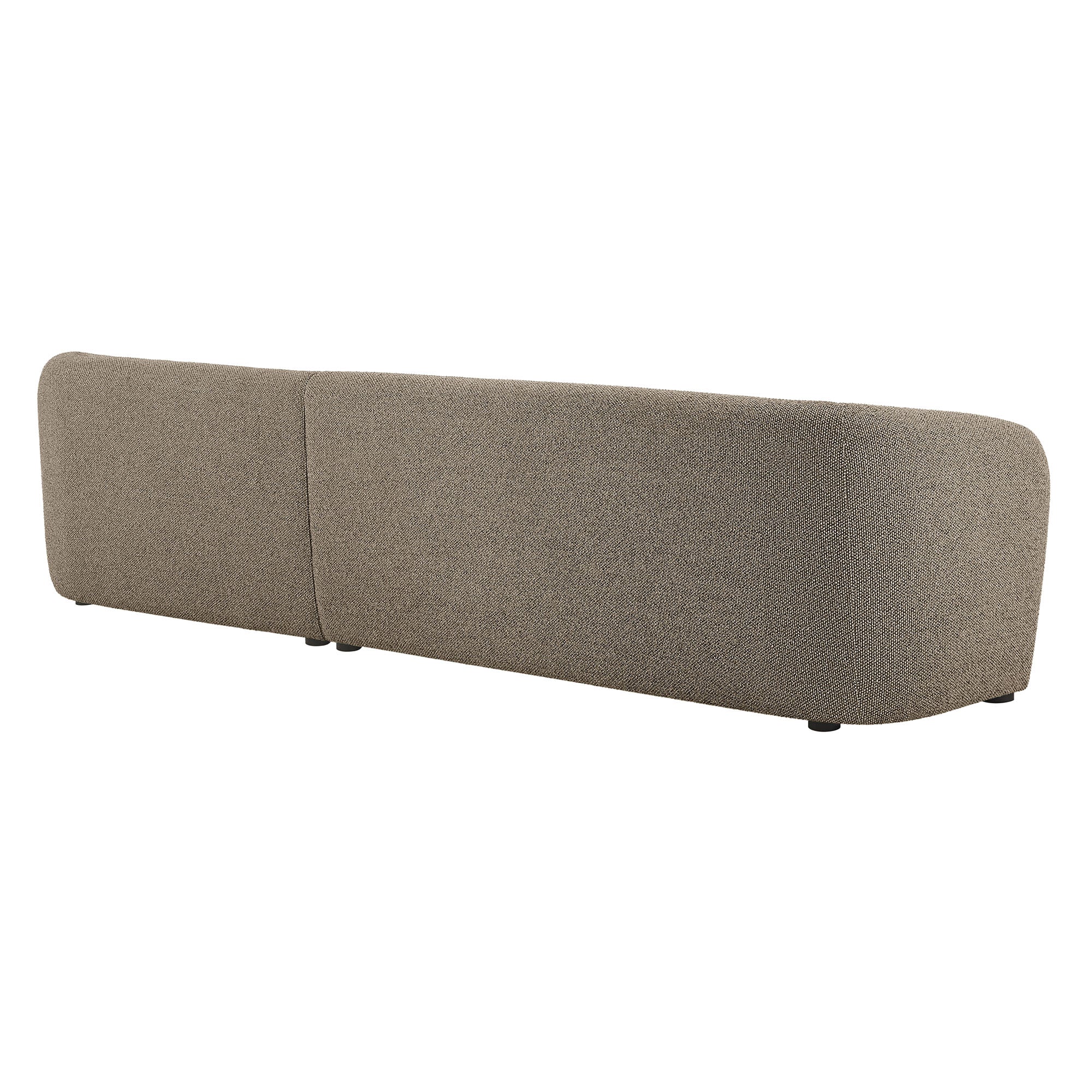 Modway EEI-7503 Monica 2 Piece Right Facing Boucle Fabric Modular Sofa with Chaise