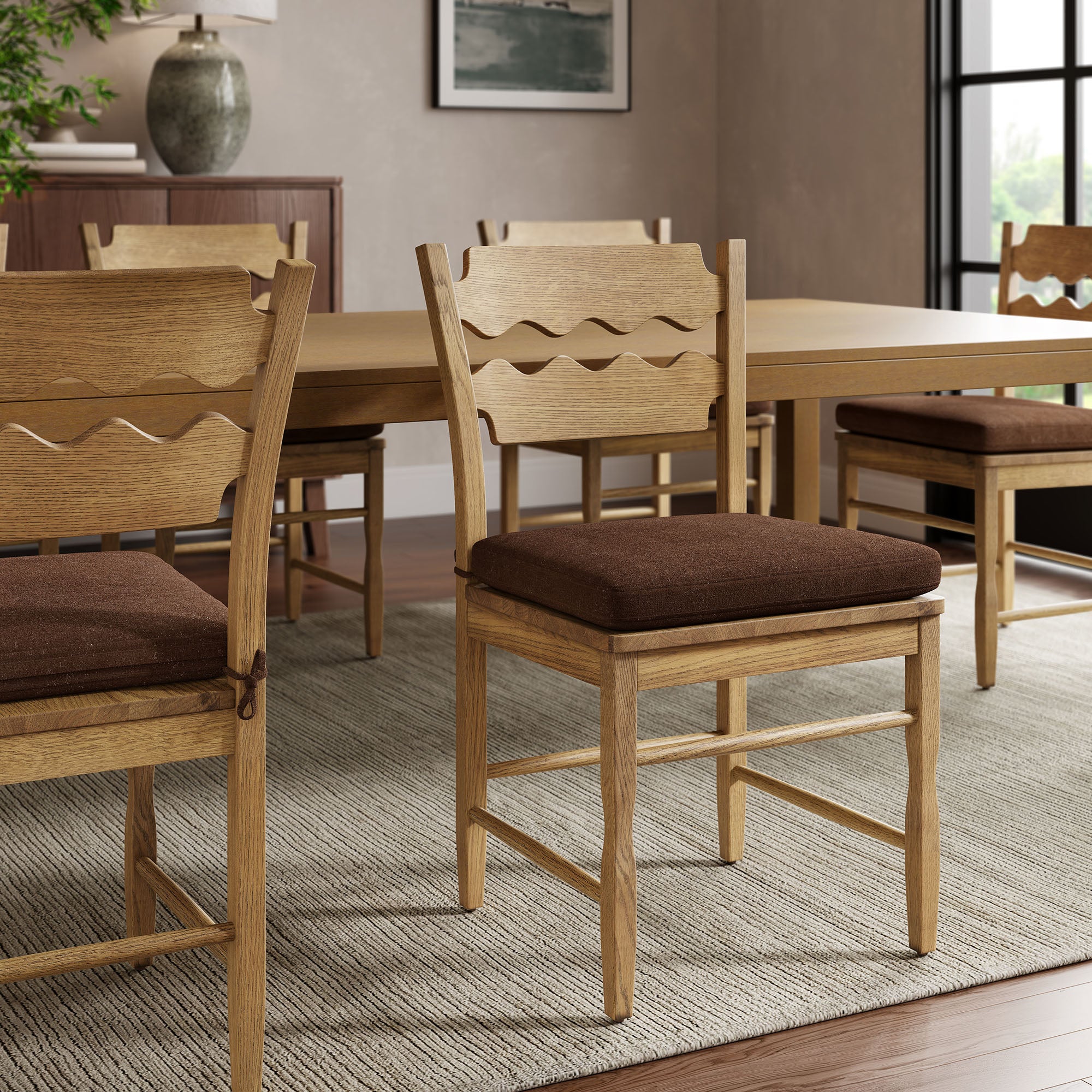 Modway EEI-7507 Jax Fabric Dining Chair Seat Cushion