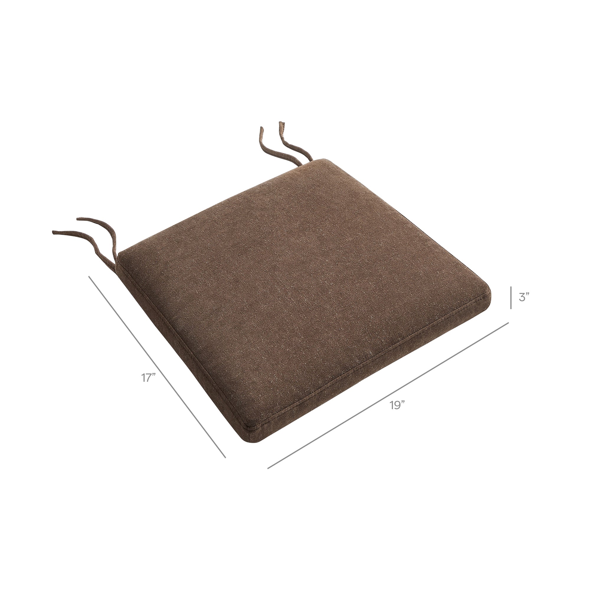 Modway Jax Fabric Dining Chair Seat Cushion