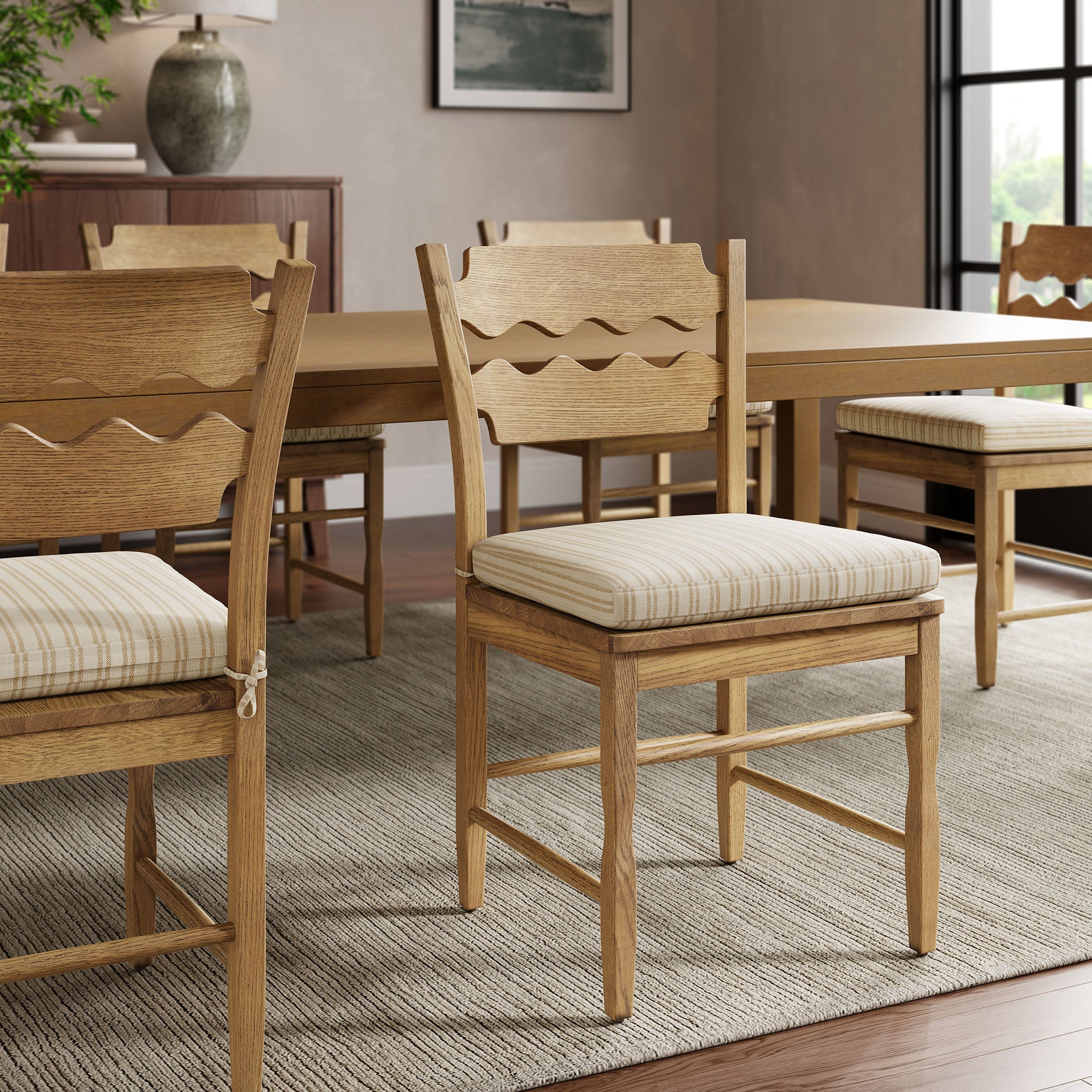 Modway Jax Fabric Dining Chair Seat Cushion
