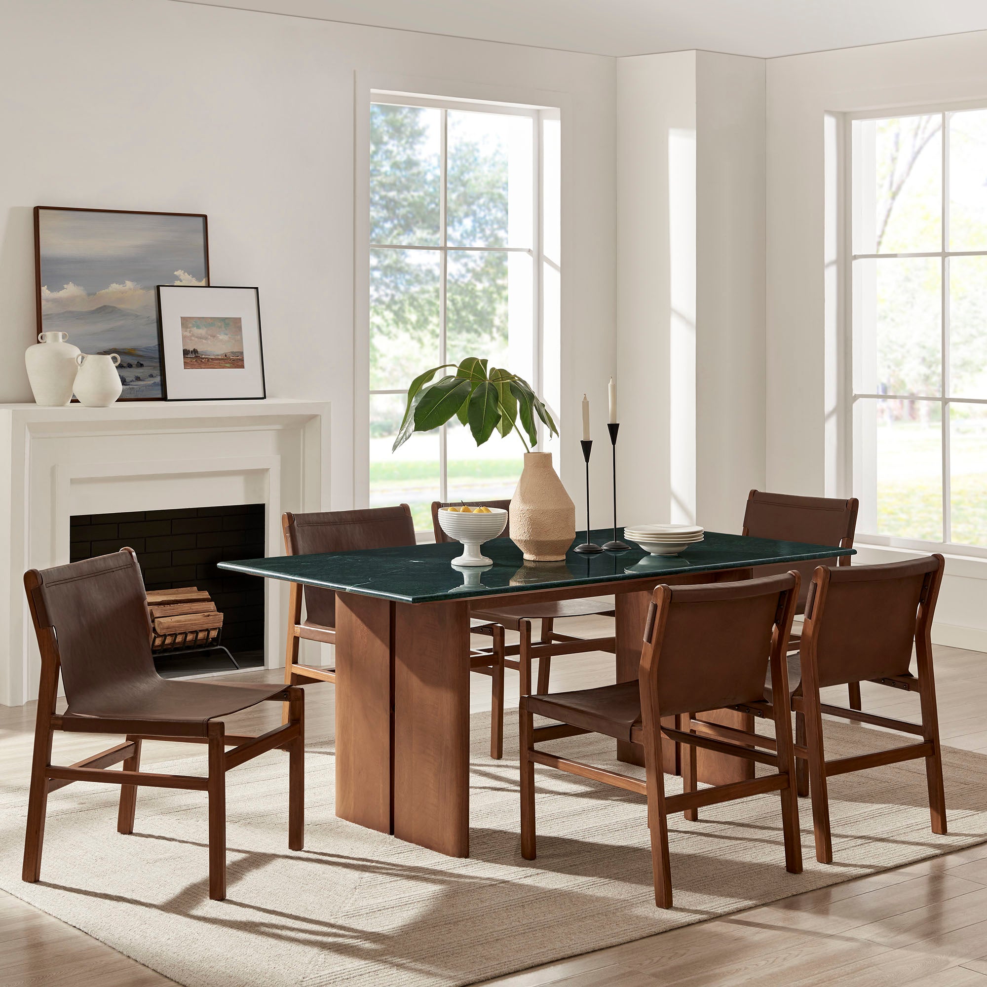 Modway Amistad 72 Inch Marble Dining Table EEI-7513