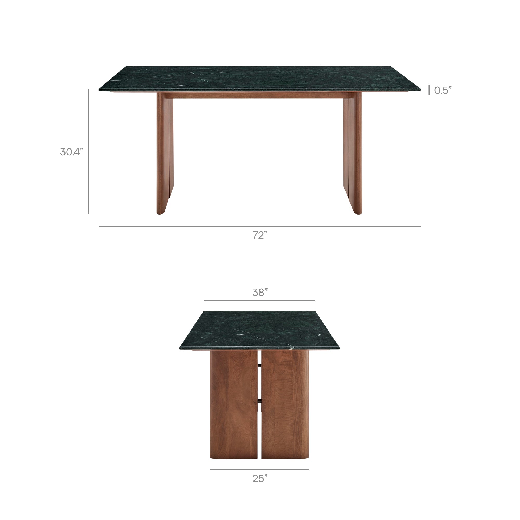 Modway Amistad 72 Inch Marble Dining Table EEI-7513