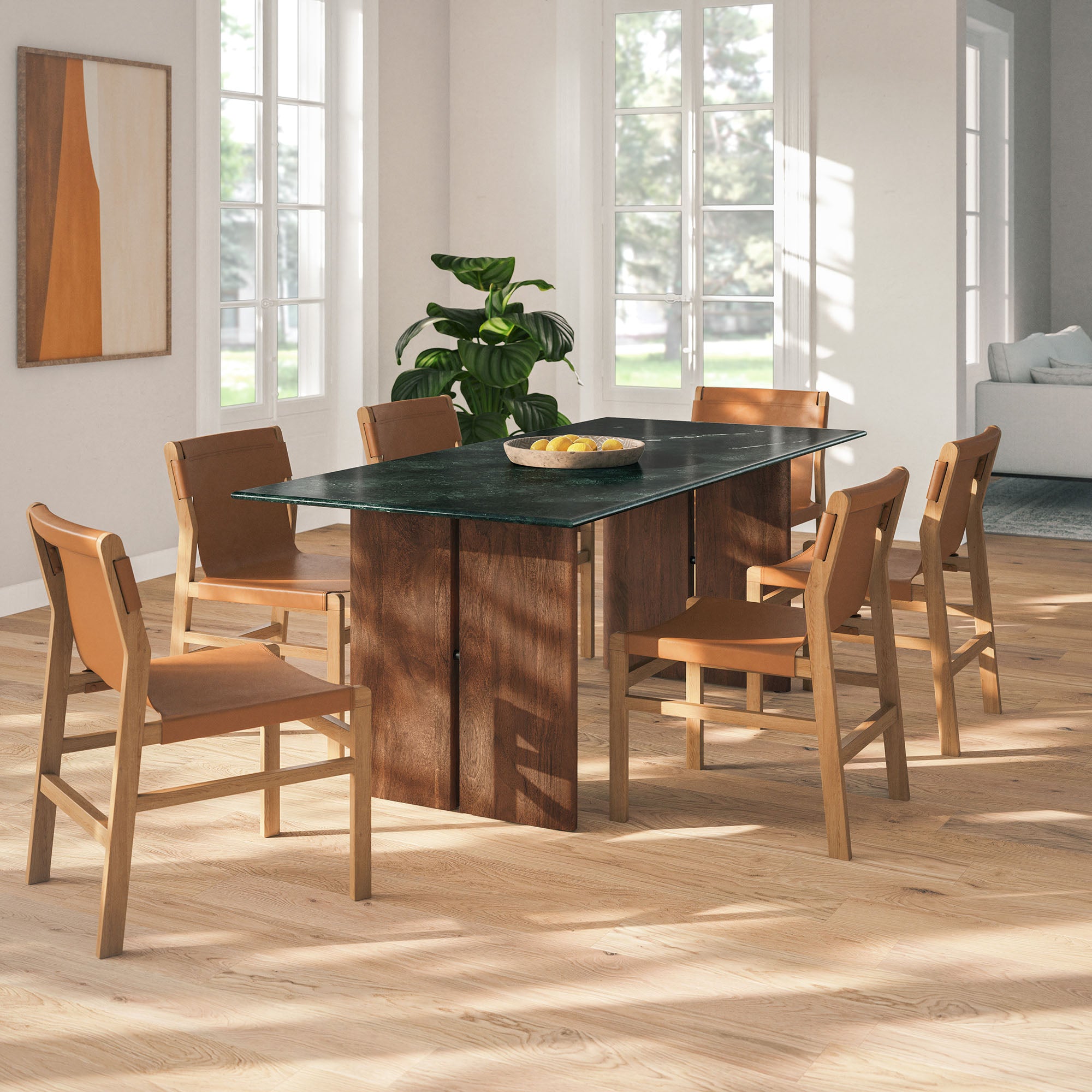 Modway Amistad 86 Inch Marble Dining Table EEI-7514