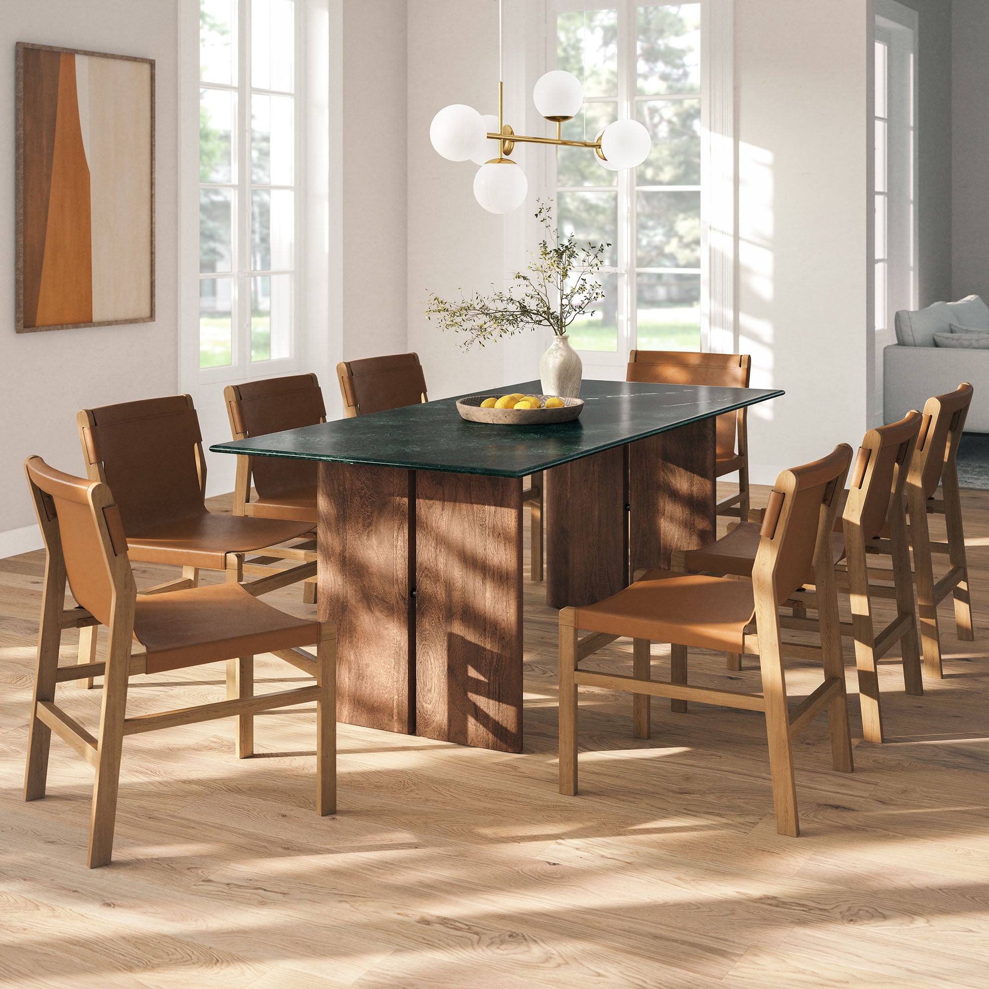 Modway Amistad 86 Inch Marble Dining Table EEI-7514