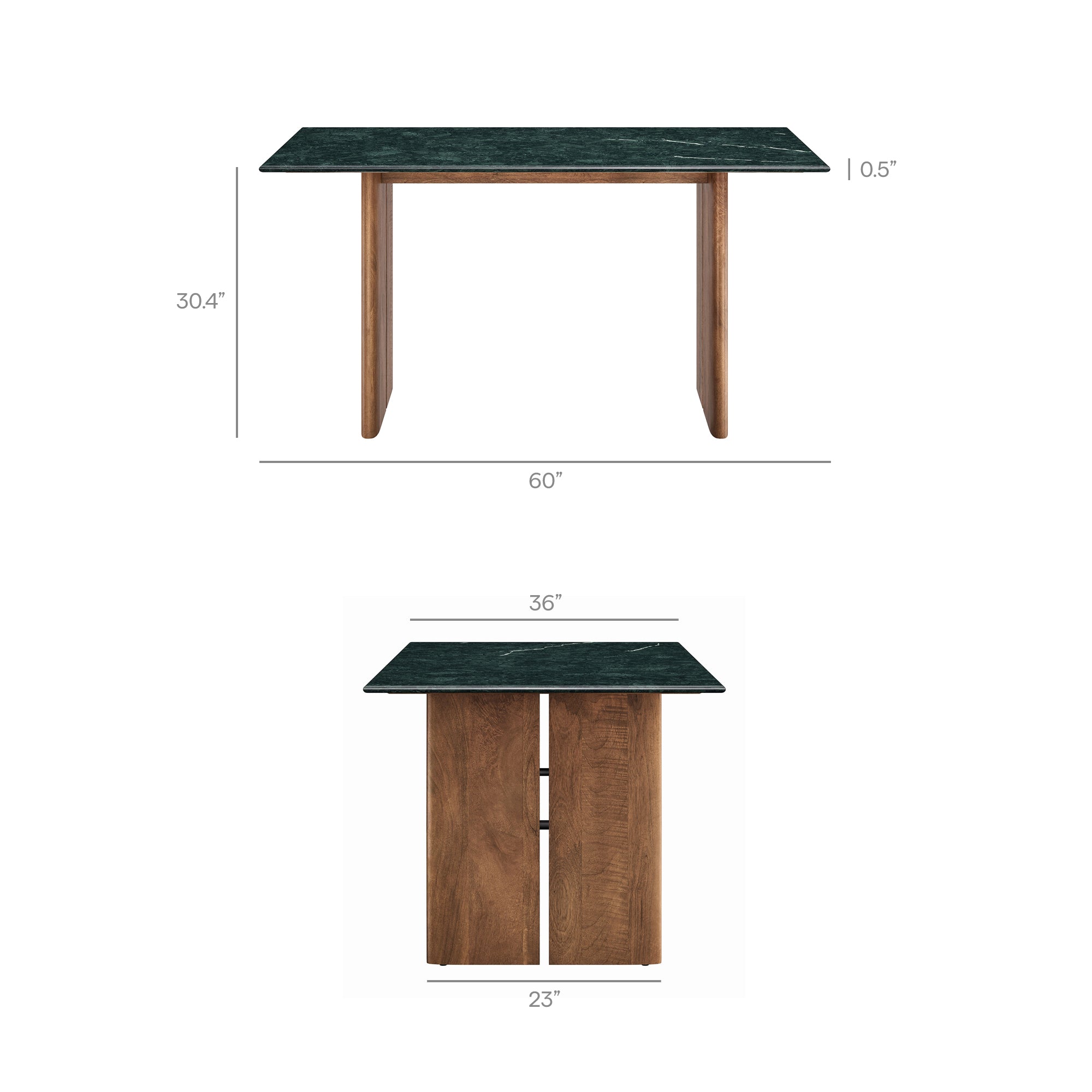 Modway Amistad 60 Inch Marble Dining Table EEI-7515