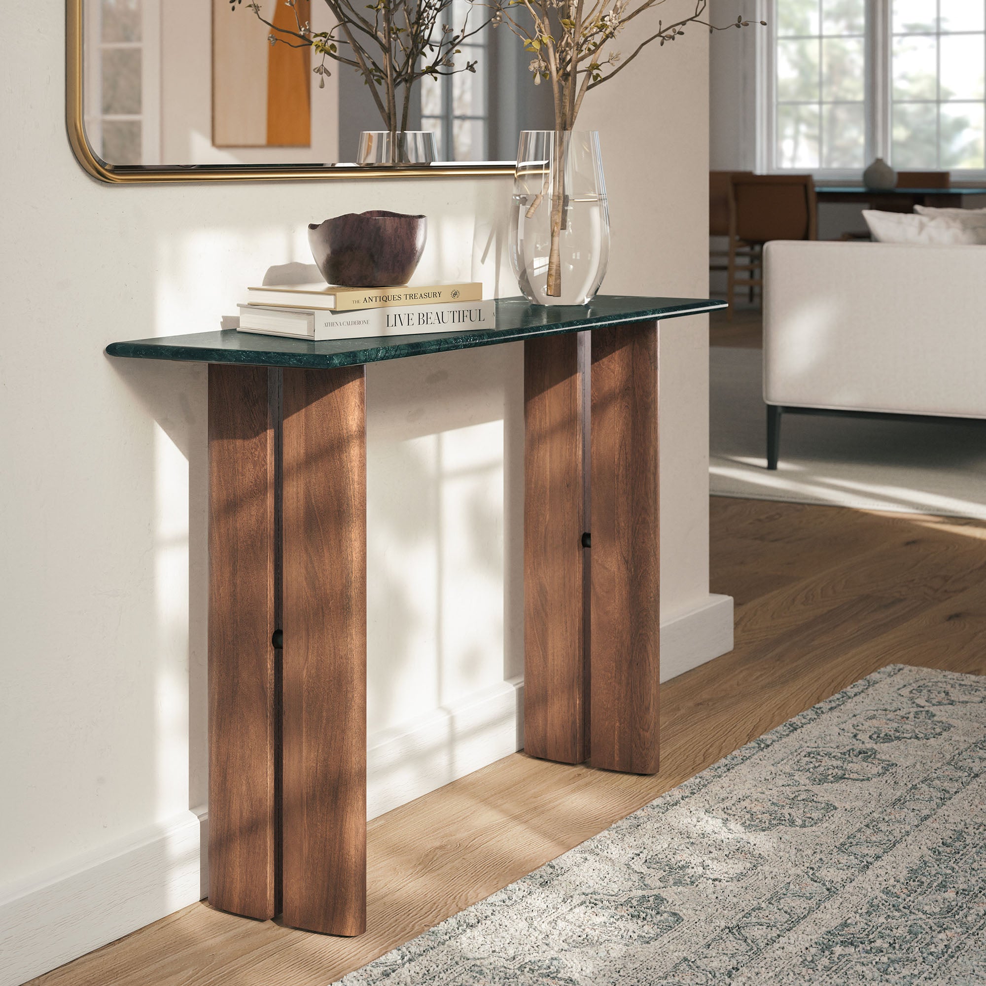Modway Amistad 46 Inch Marble Console Table EEI-7516
