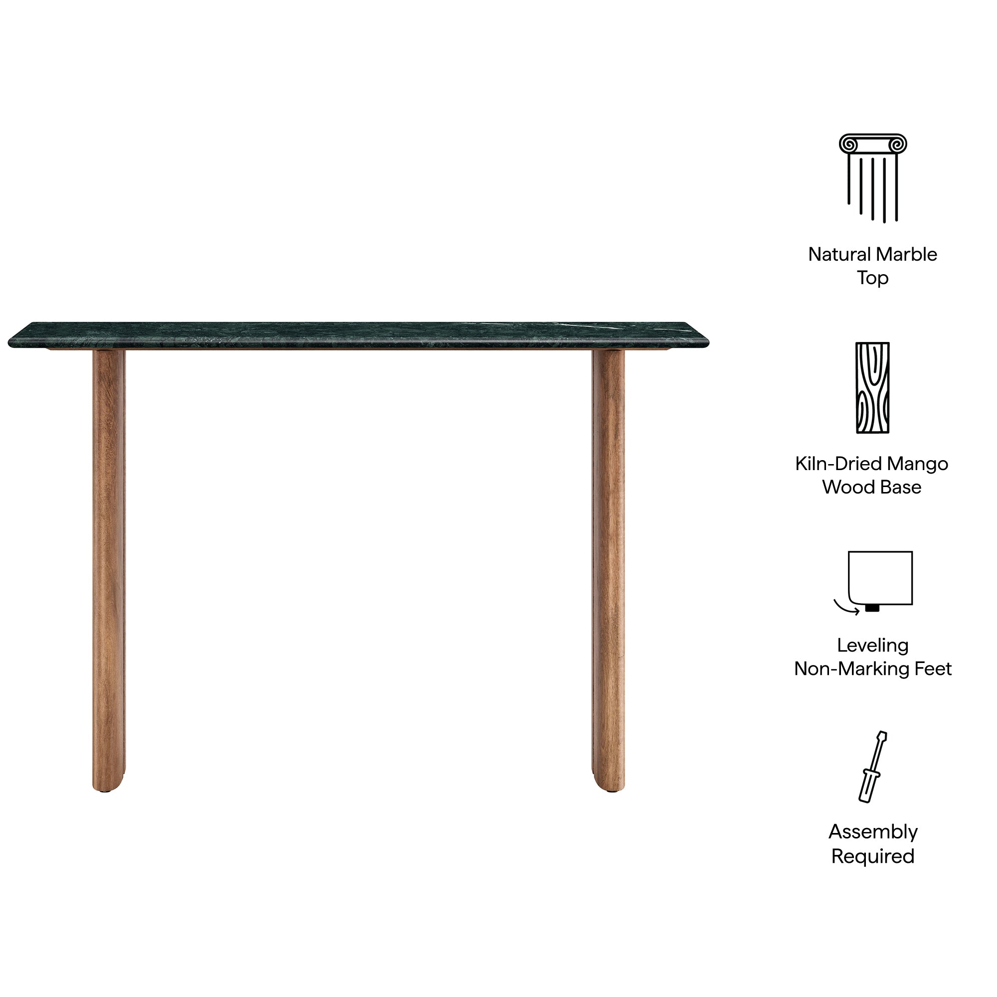 Modway Amistad 46 Inch Marble Console Table EEI-7516