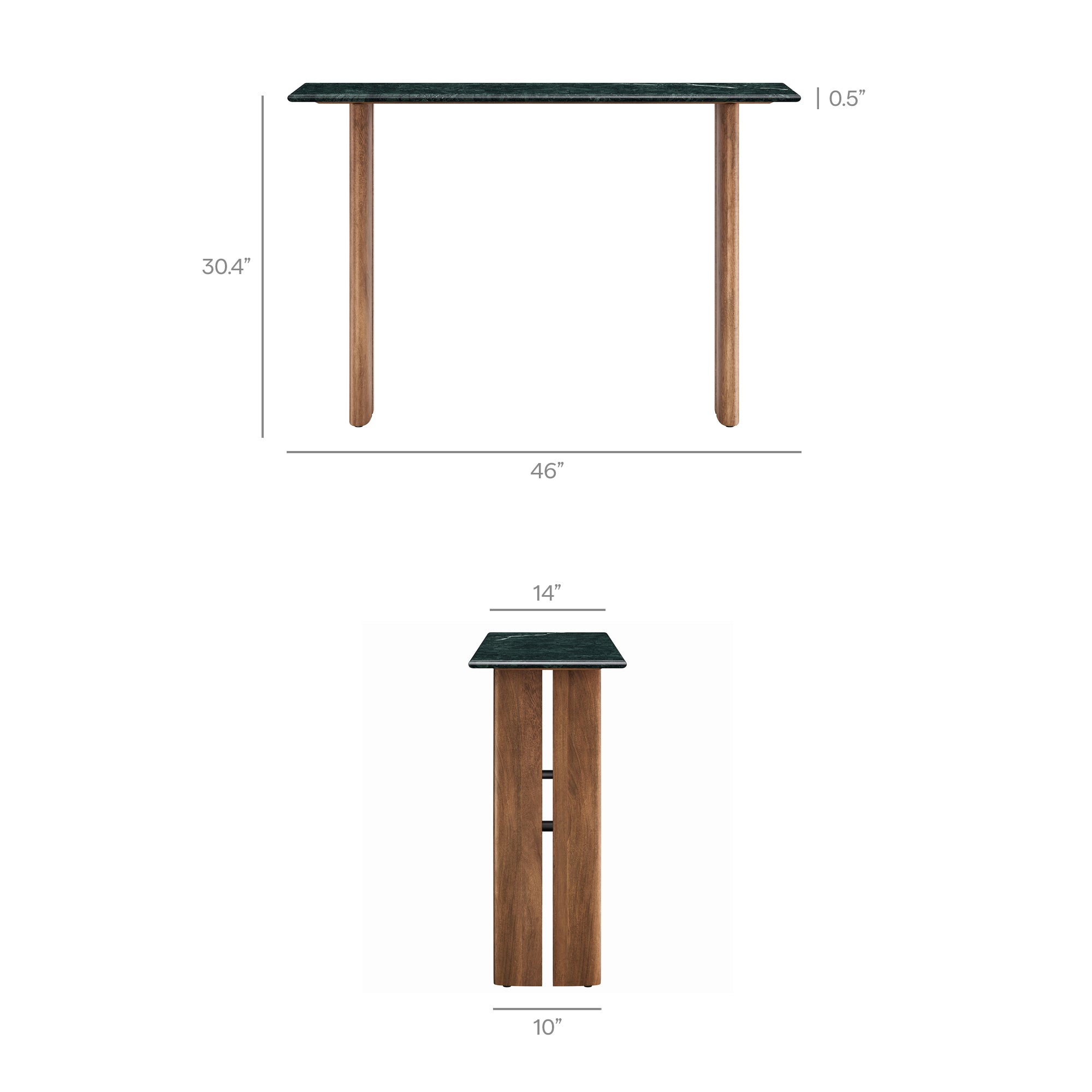 Modway Amistad 46 Inch Marble Console Table EEI-7516