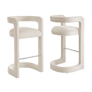 Modway EEI-7521 Winslow Performance Velvet Bar Stool Set of 2