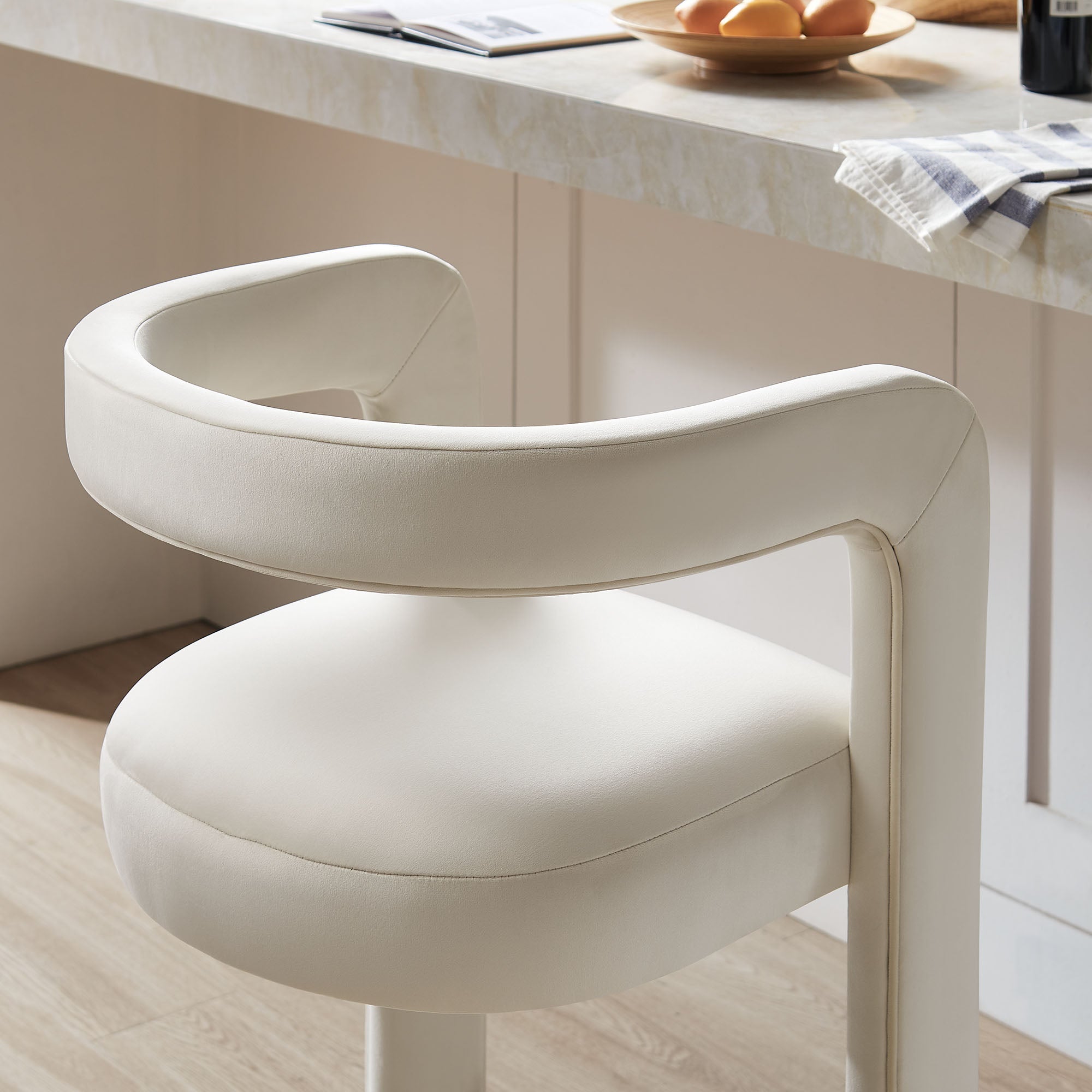 Modway EEI-7521 Winslow Performance Velvet Bar Stool Set of 2