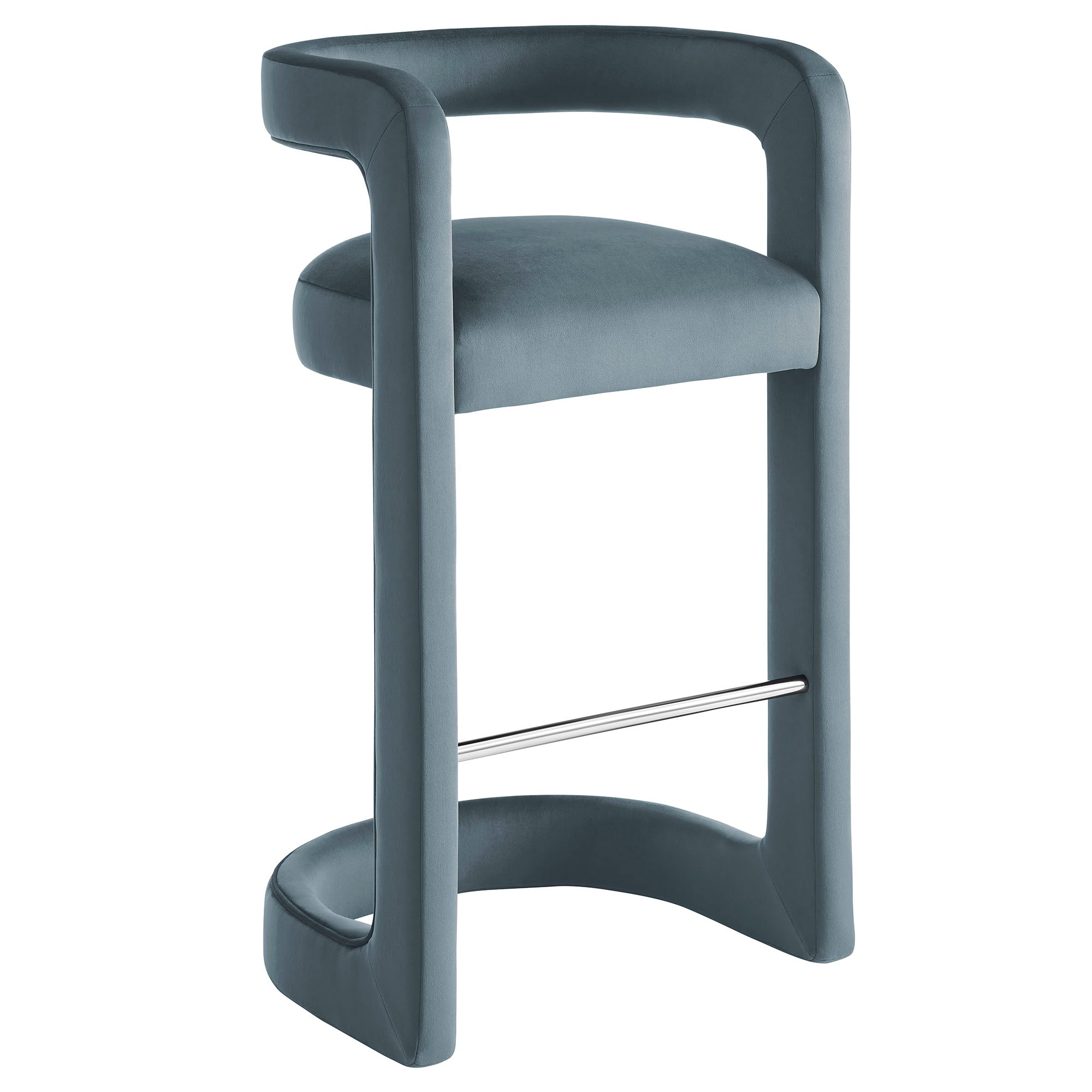 Modway EEI-7521 Winslow Performance Velvet Bar Stool Set of 2