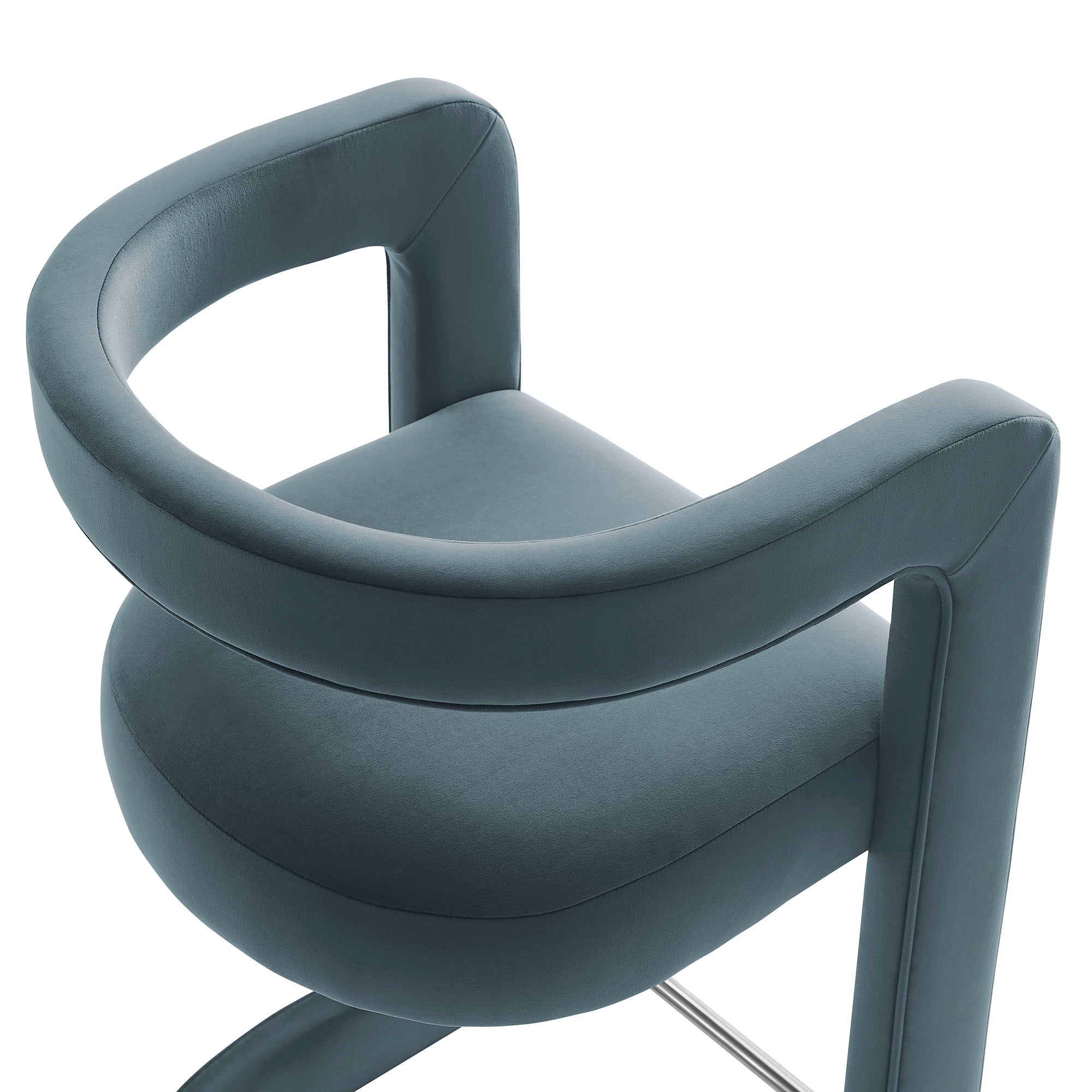 Modway EEI-7521 Winslow Performance Velvet Bar Stool Set of 2