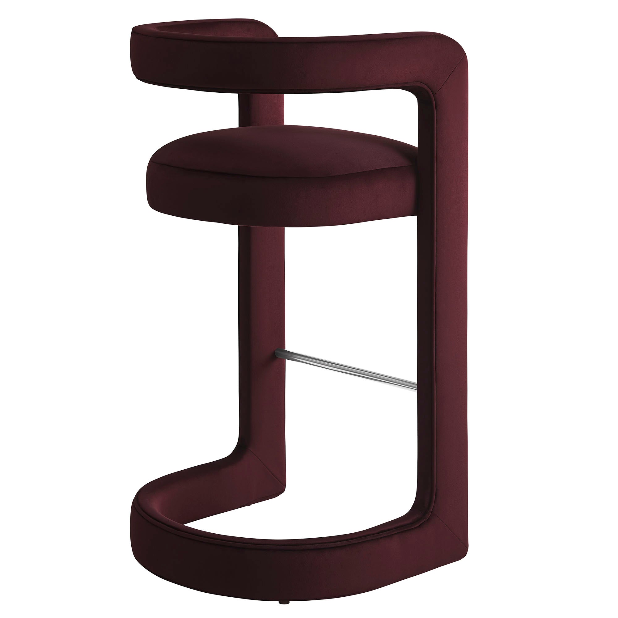 Modway EEI-7521 Winslow Performance Velvet Bar Stool Set of 2