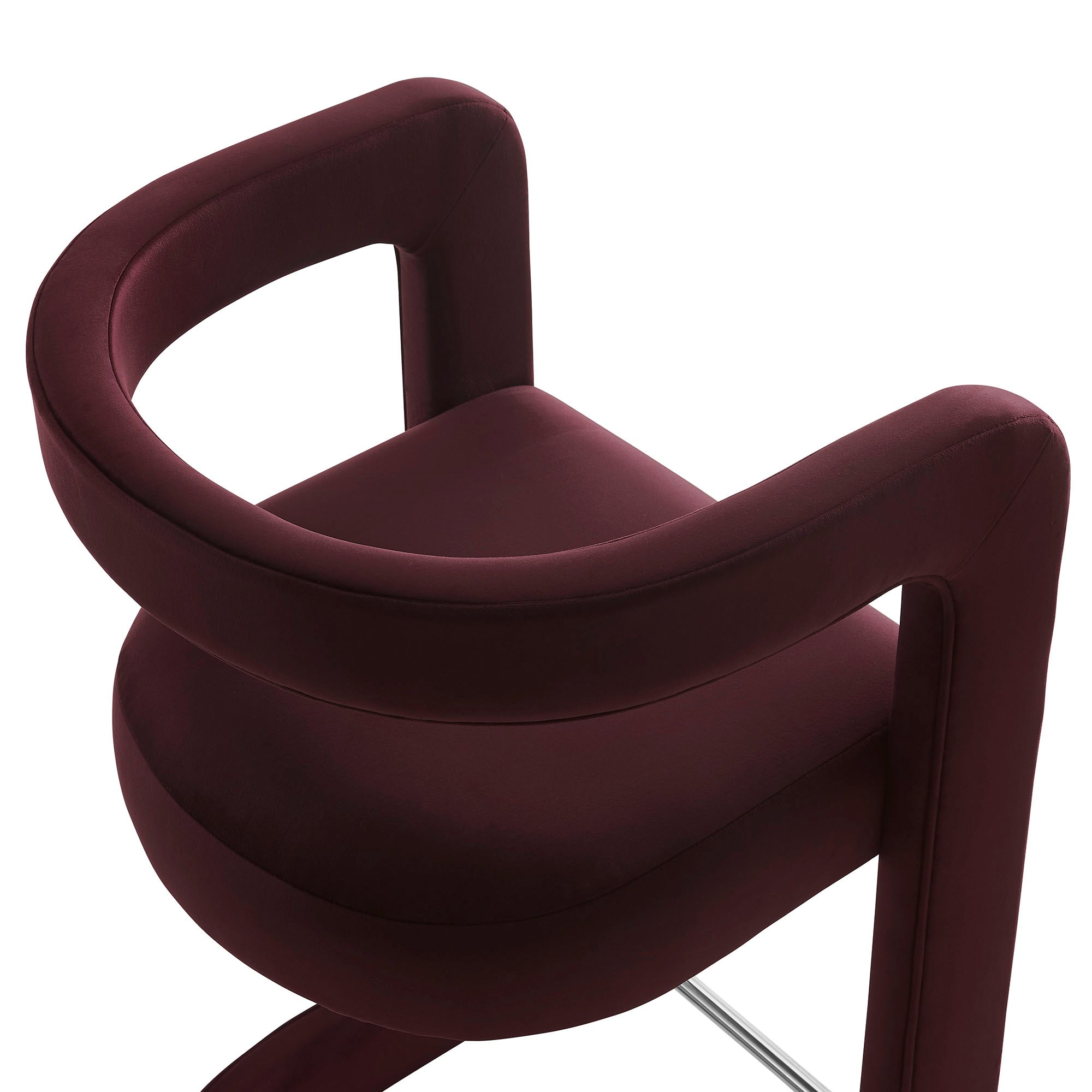 Modway EEI-7521 Winslow Performance Velvet Bar Stool Set of 2