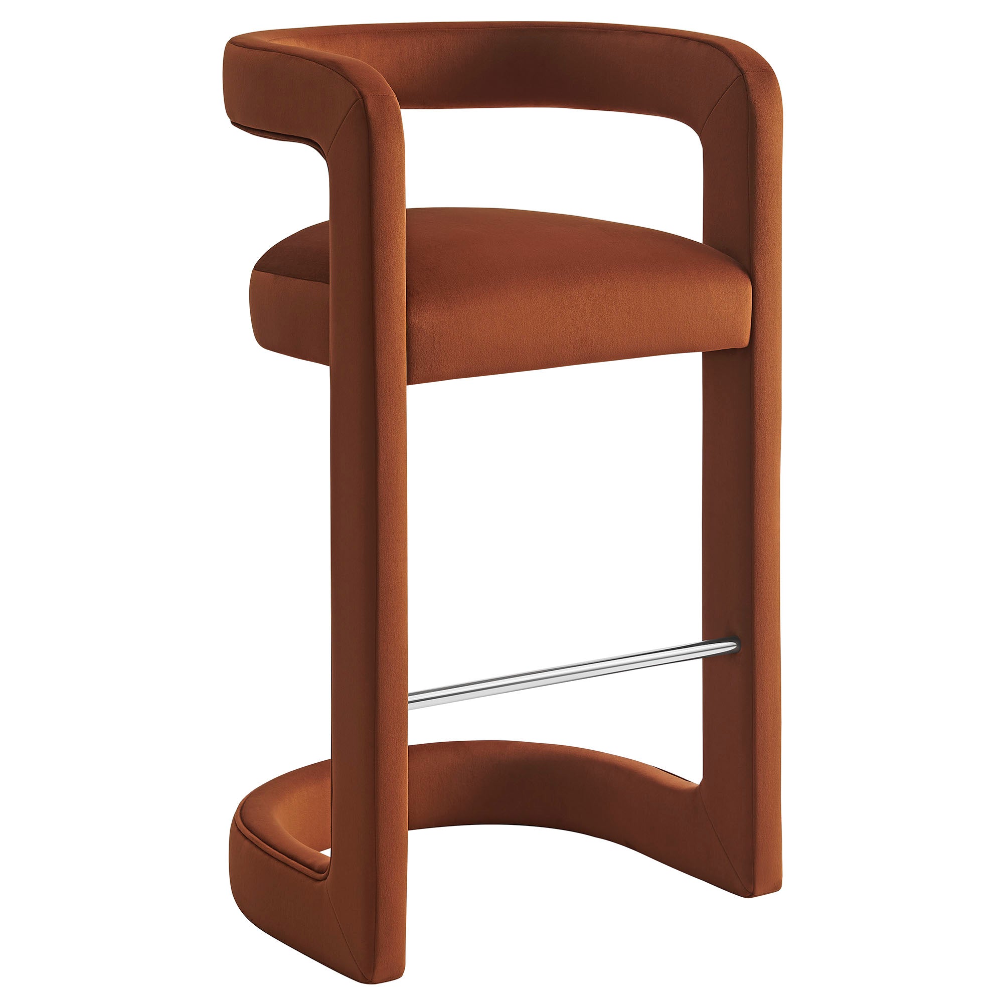 Modway EEI-7521 Winslow Performance Velvet Bar Stool Set of 2