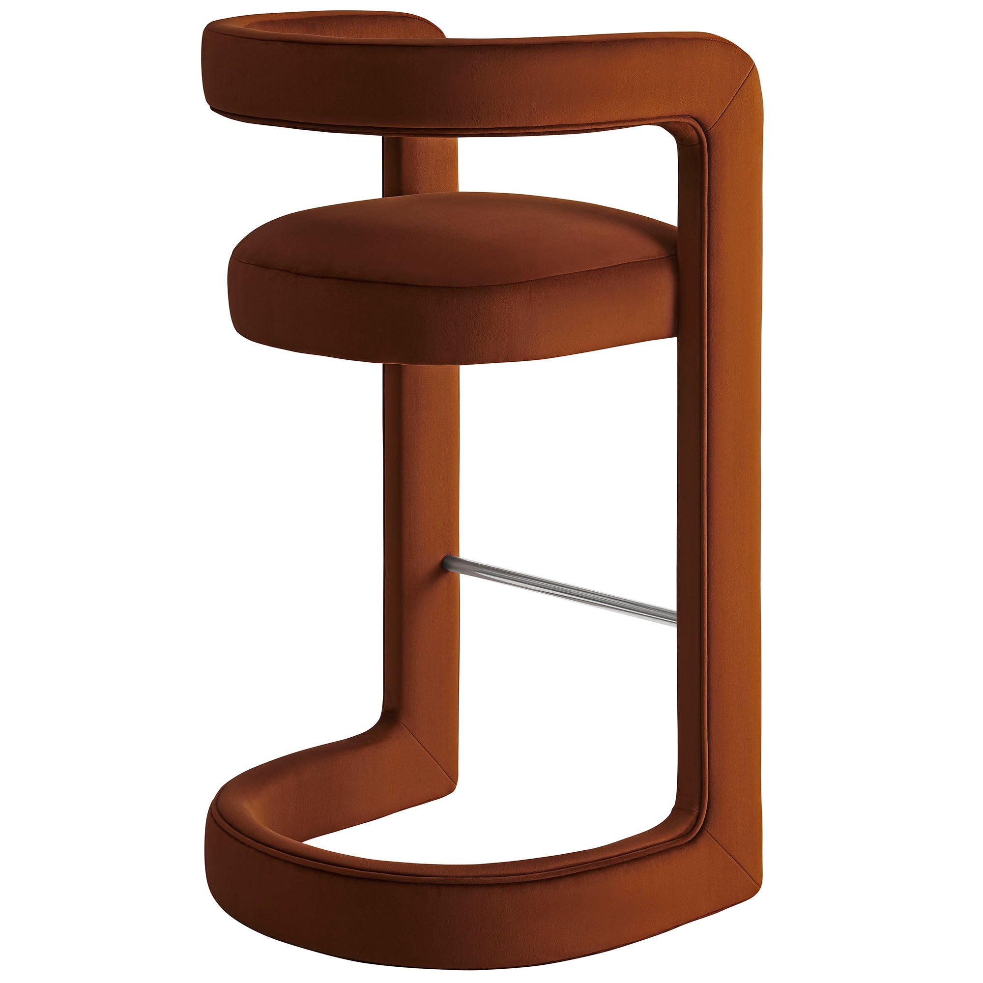 Modway EEI-7521 Winslow Performance Velvet Bar Stool Set of 2
