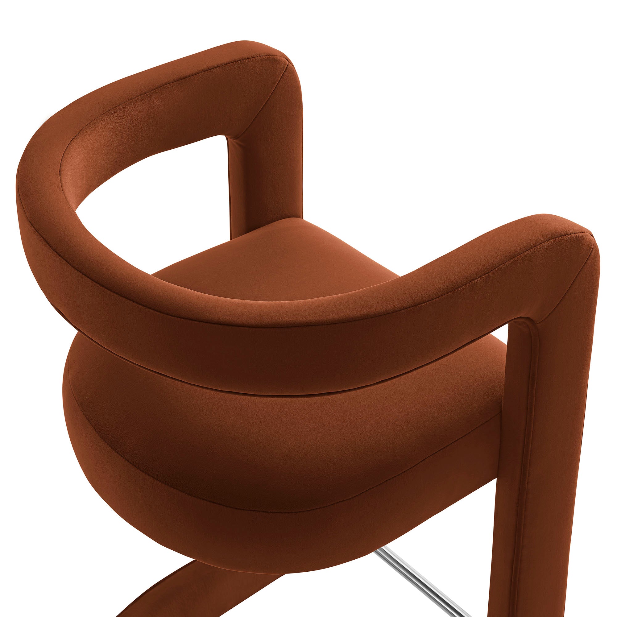 Modway EEI-7521 Winslow Performance Velvet Bar Stool Set of 2