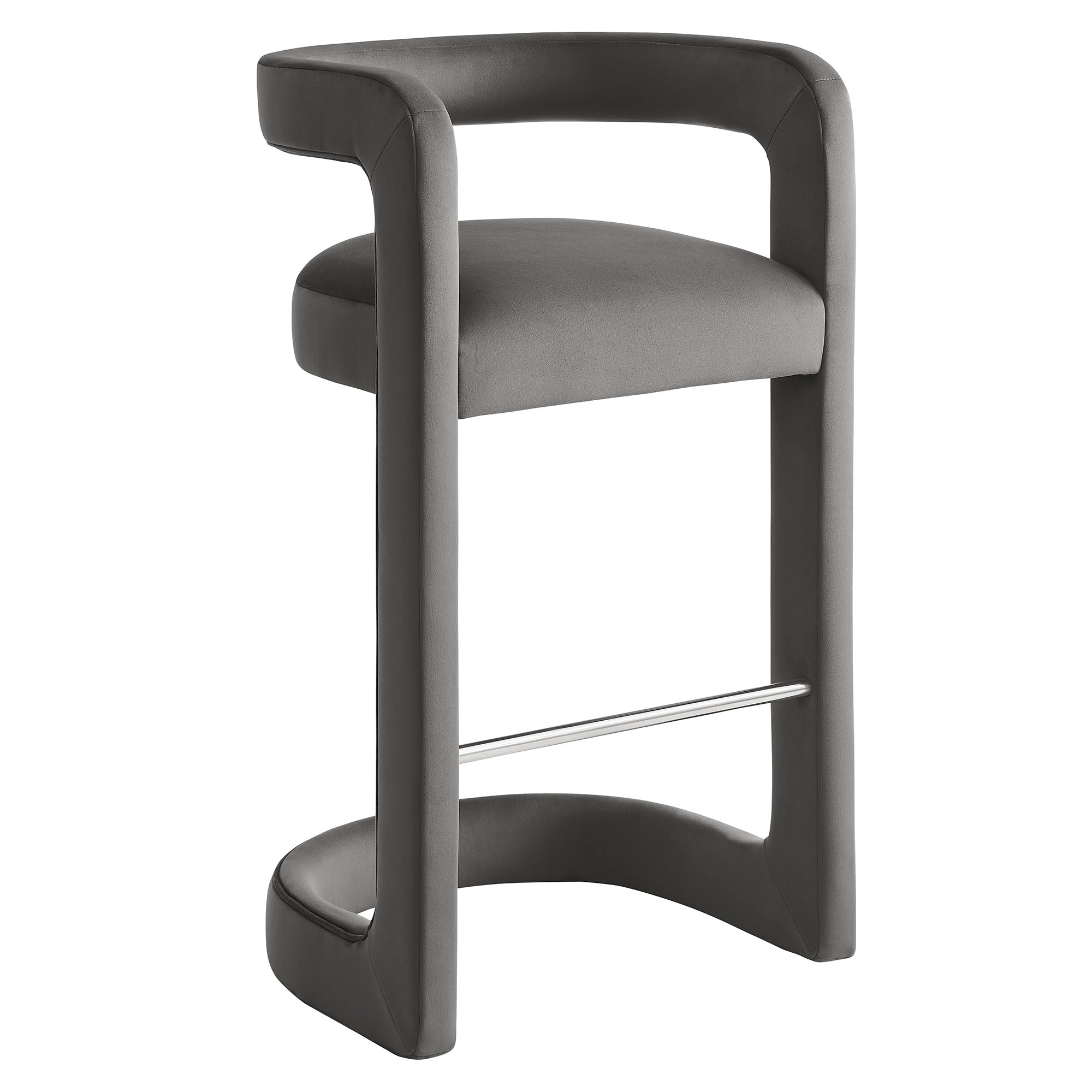 Modway EEI-7521 Winslow Performance Velvet Bar Stool Set of 2