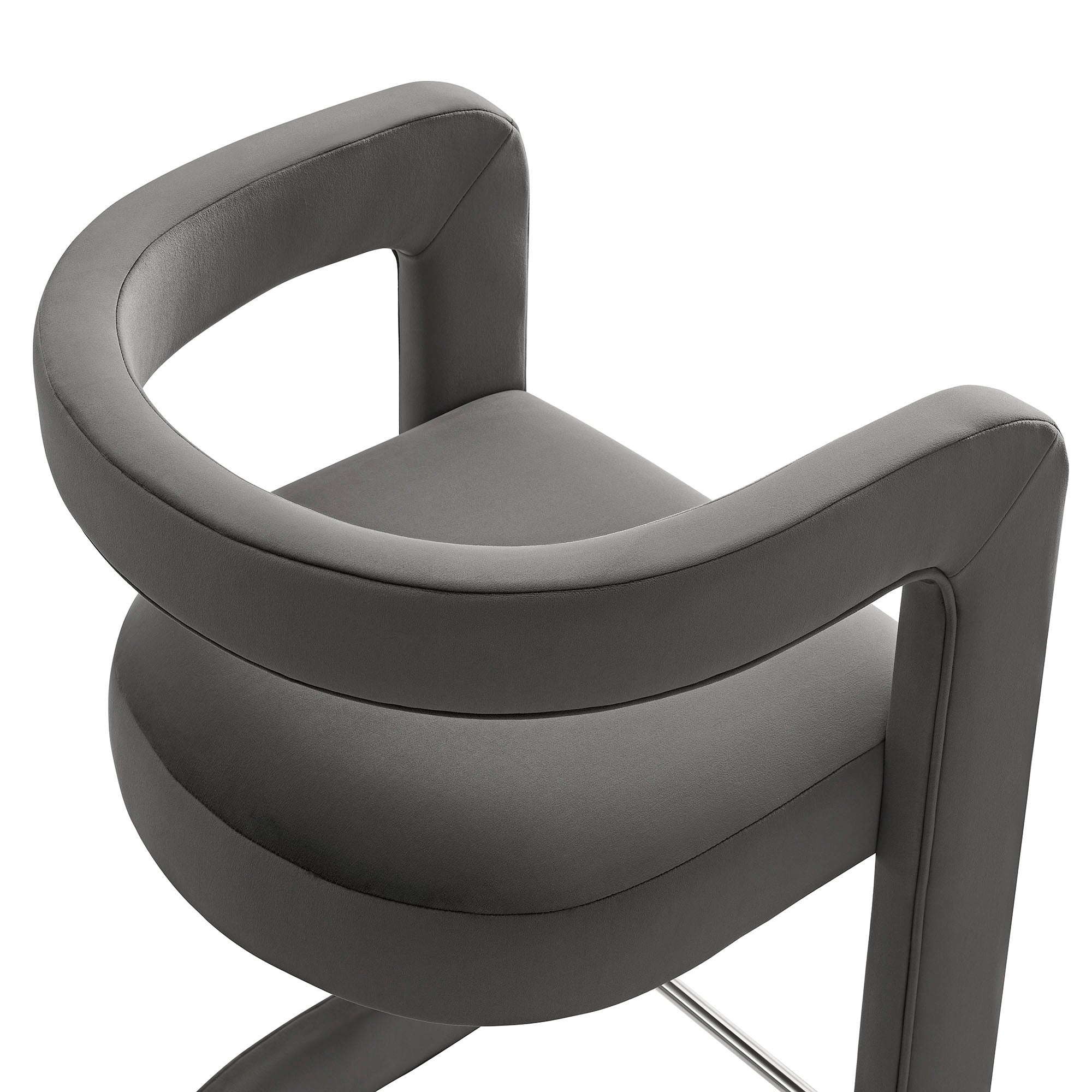 Modway EEI-7521 Winslow Performance Velvet Bar Stool Set of 2