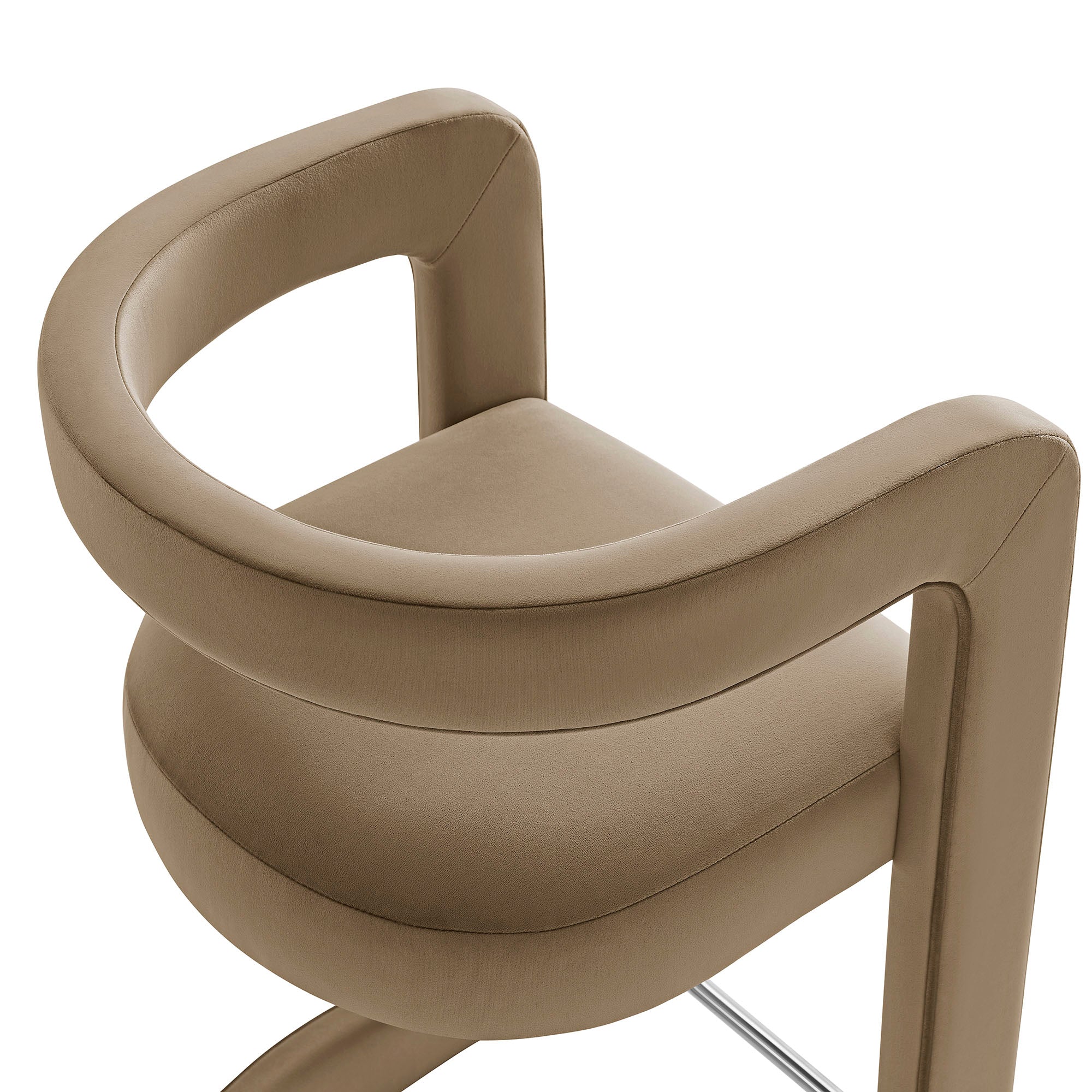 Modway EEI-7521 Winslow Performance Velvet Bar Stool Set of 2