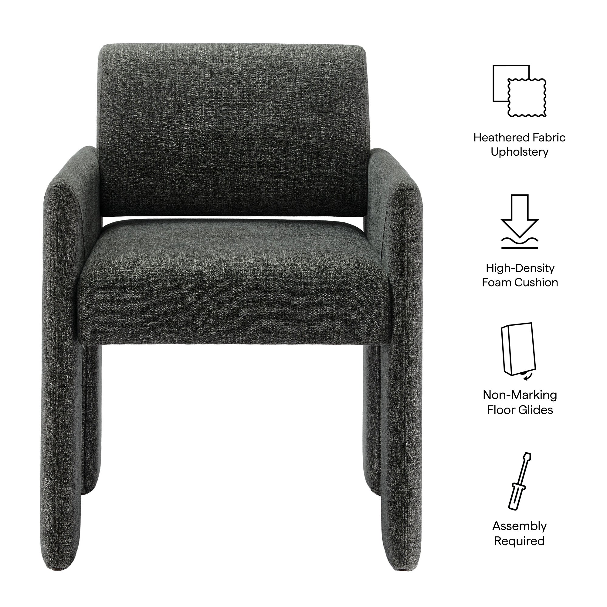 Modway EEI-7524 Daven Fabric Upholstered Dining Chair