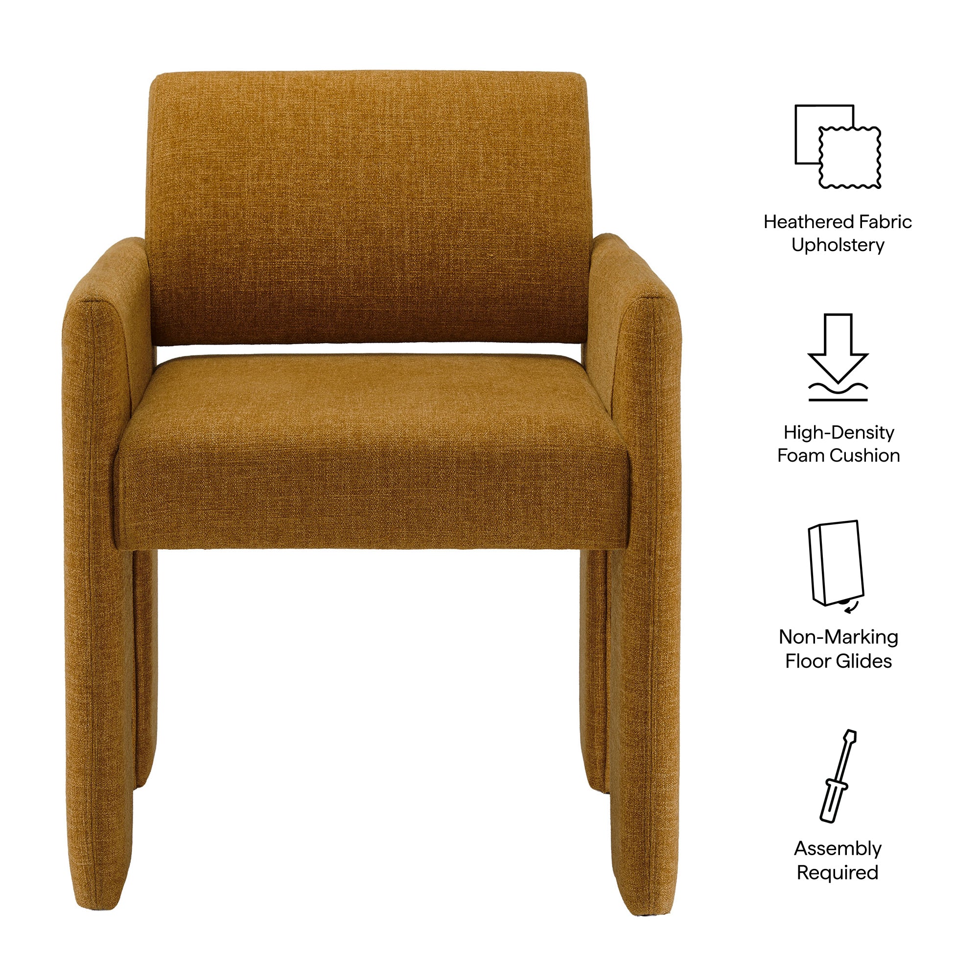 Modway EEI-7524 Daven Fabric Upholstered Dining Chair