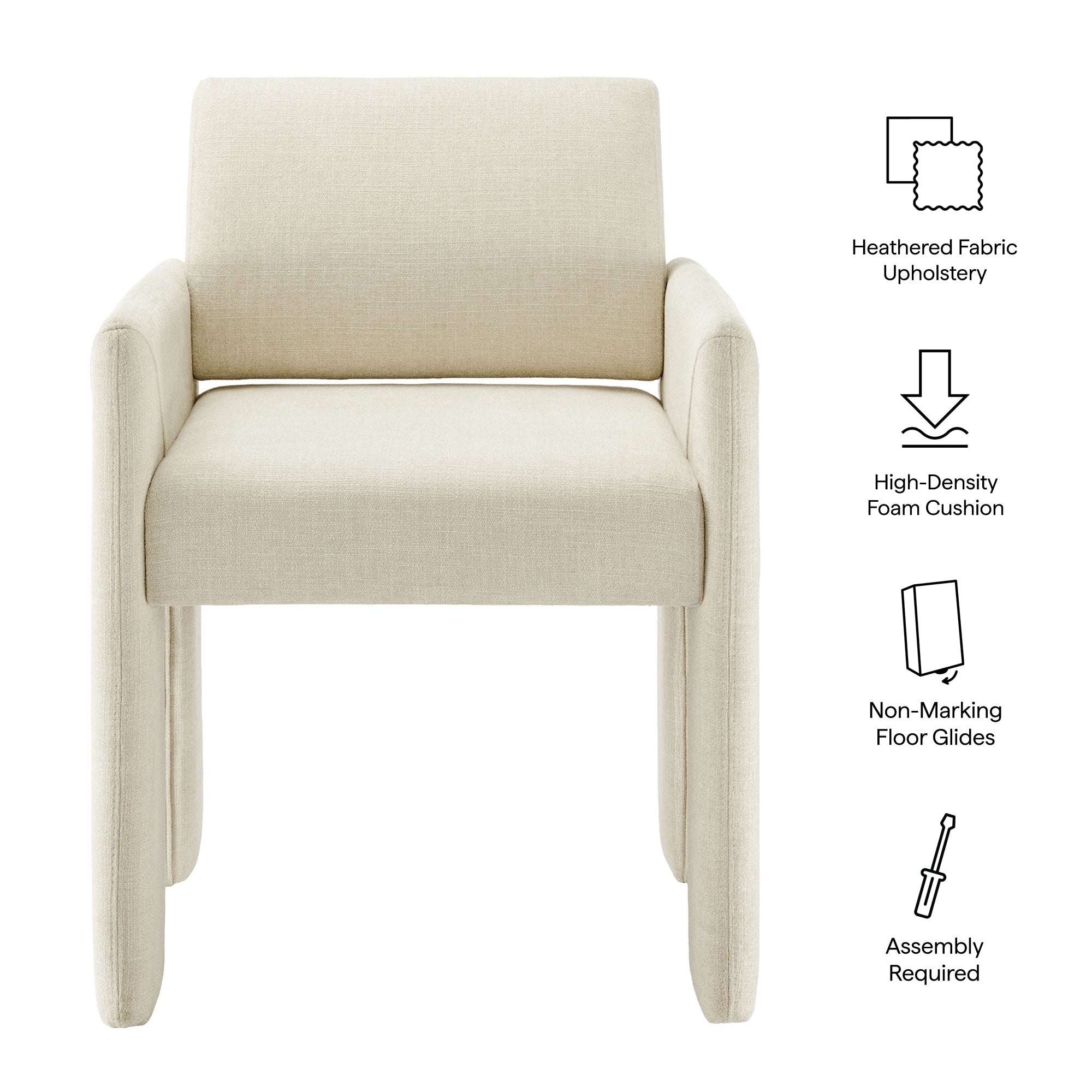 Modway EEI-7524 Daven Fabric Upholstered Dining Chair