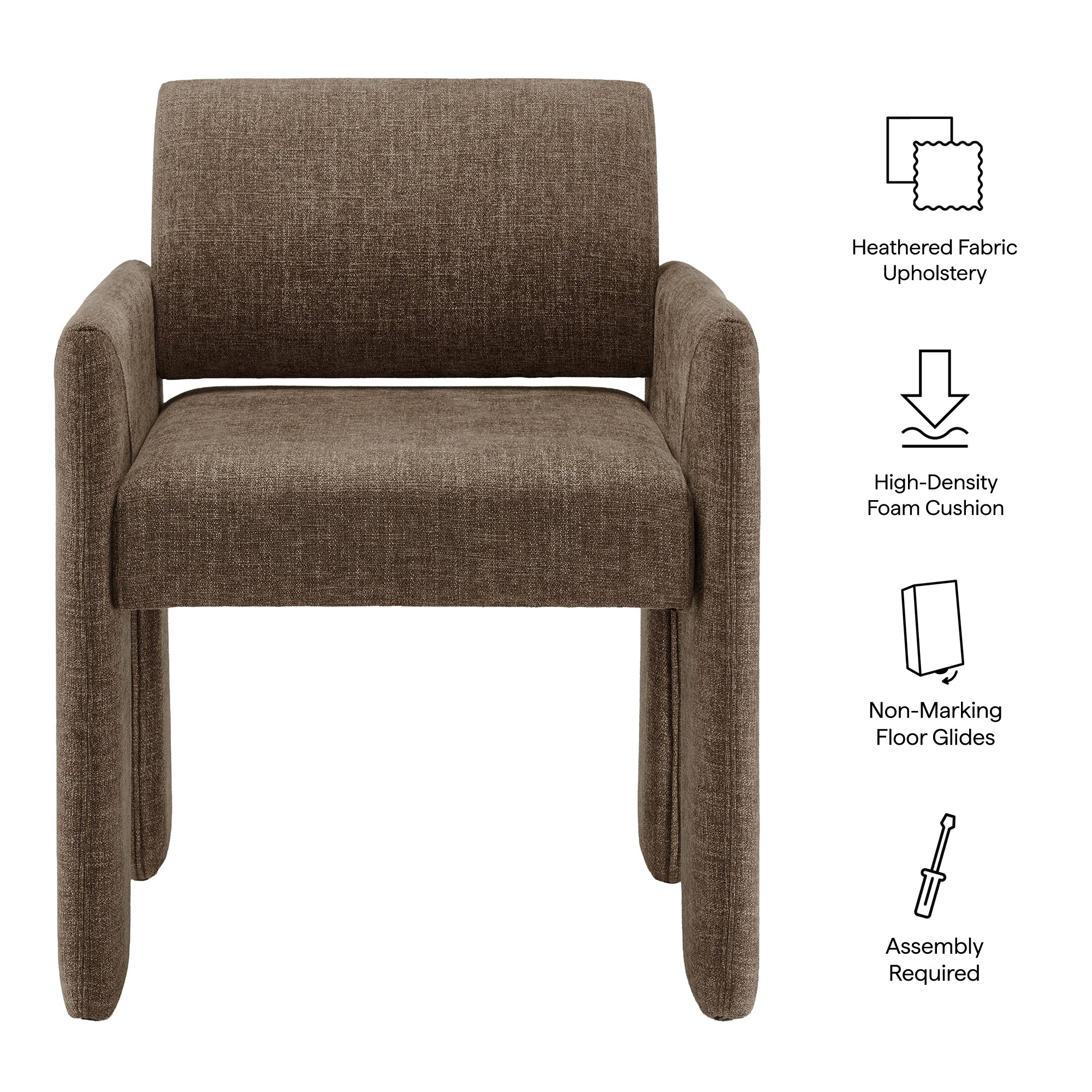 Modway EEI-7524 Daven Fabric Upholstered Dining Chair
