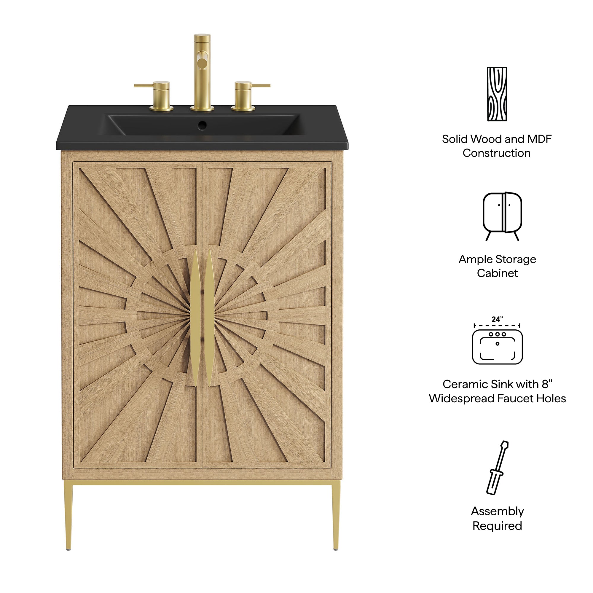 Modway EEI-7526 Awaken 24" Bathroom Vanity