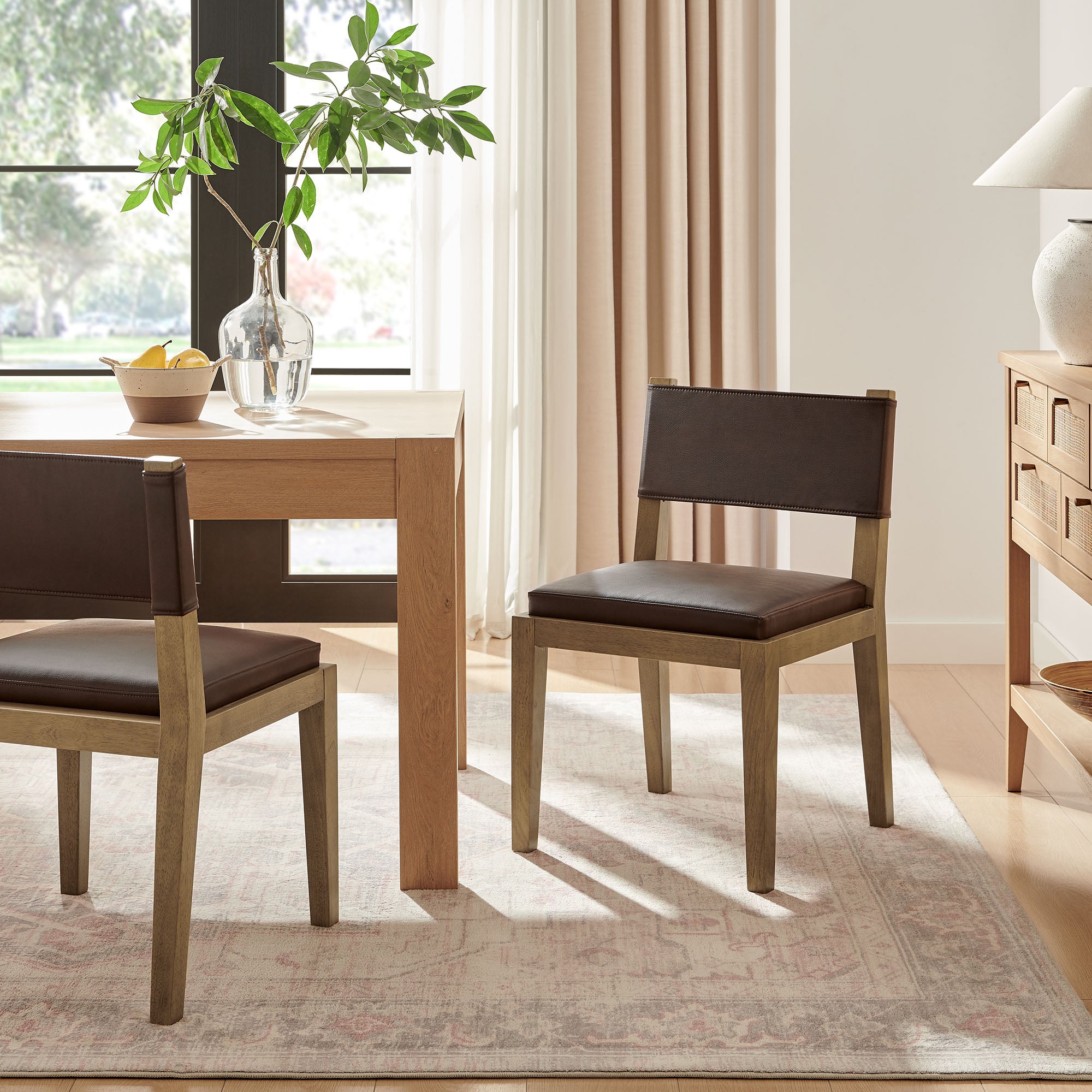 Modway EEI-7527 Calder Vegan Leather Dining Side Chair