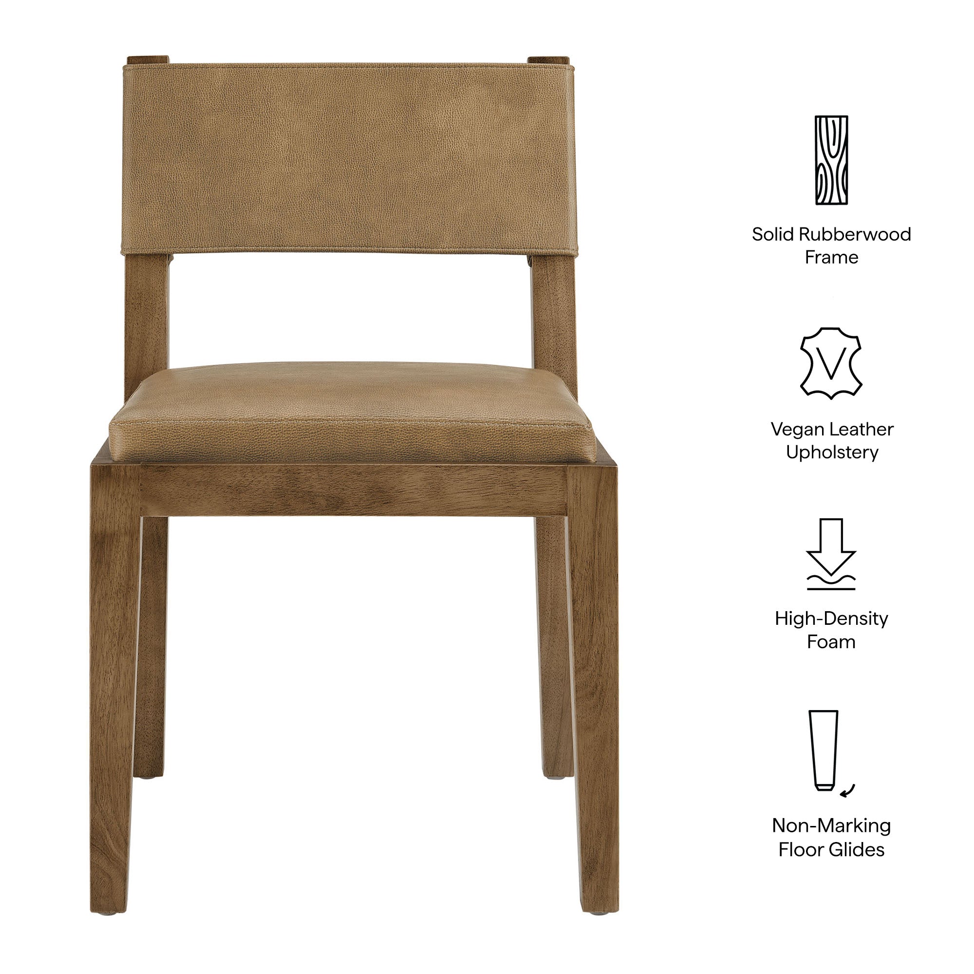 Modway EEI-7527 Calder Vegan Leather Dining Side Chair