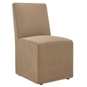 Modway Tessera Upholstered Linen-Blend Slipcovered Dining Chair