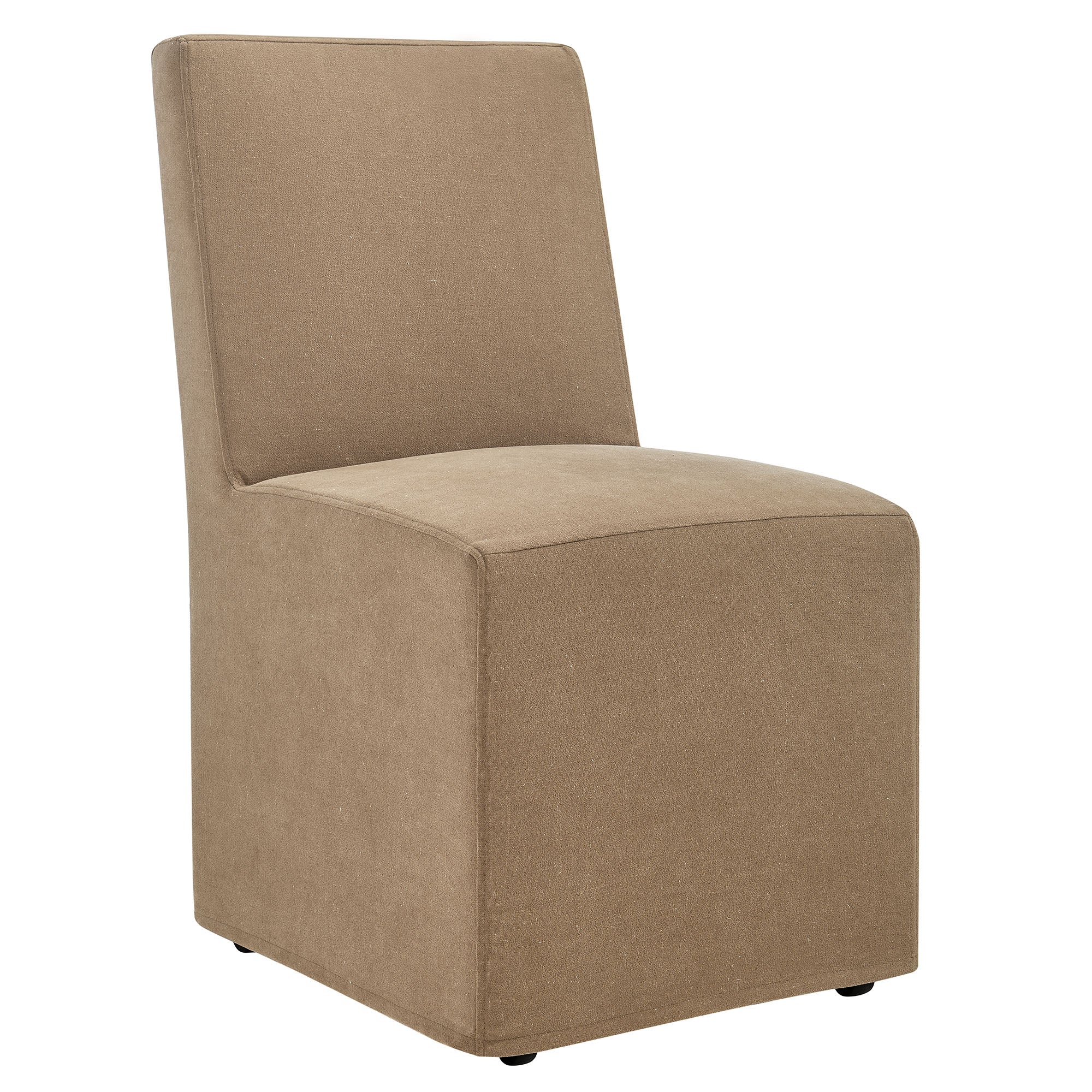 Modway Tessera Upholstered Linen-Blend Slipcovered Dining Chair