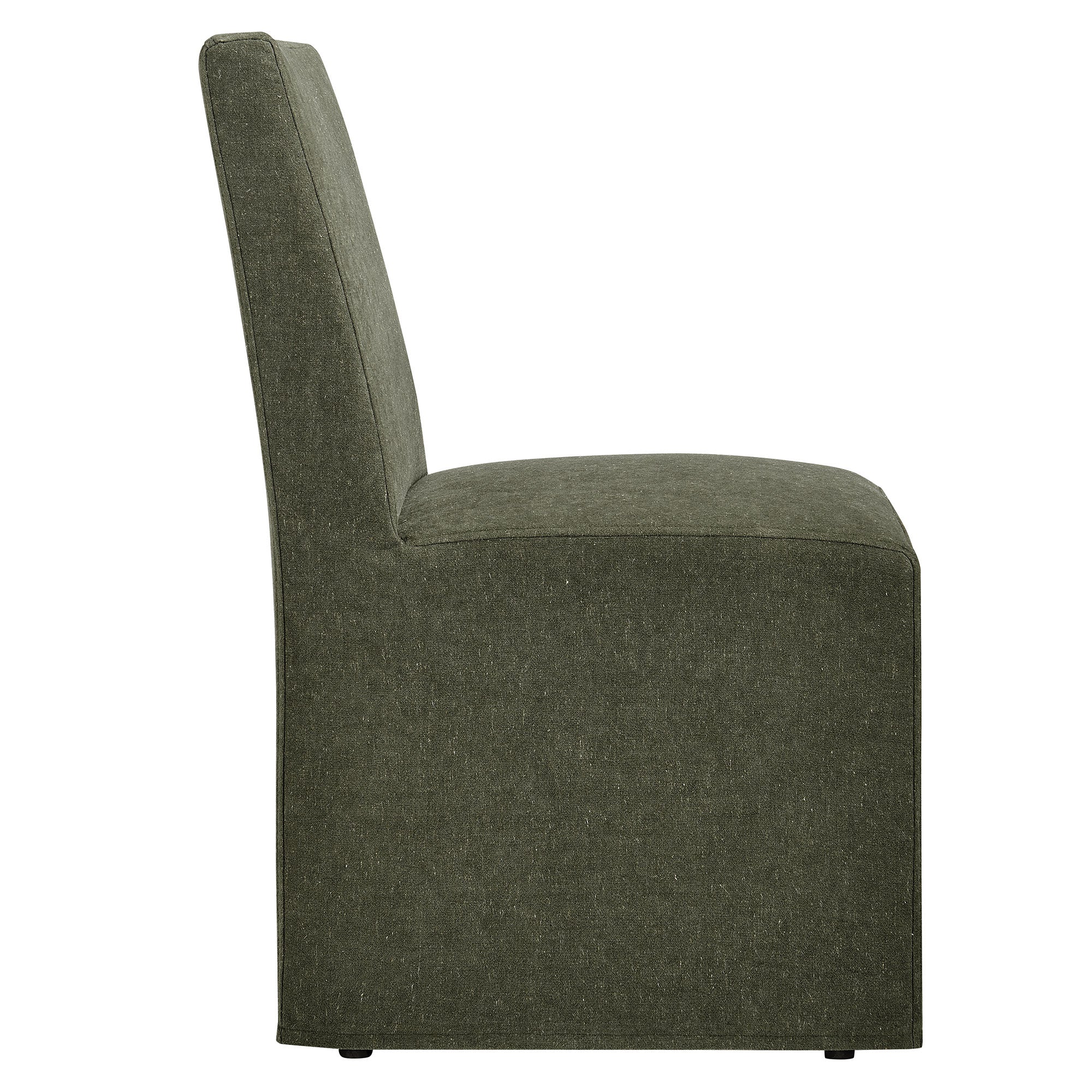 Modway Tessera Upholstered Linen-Blend Slipcovered Dining Chair