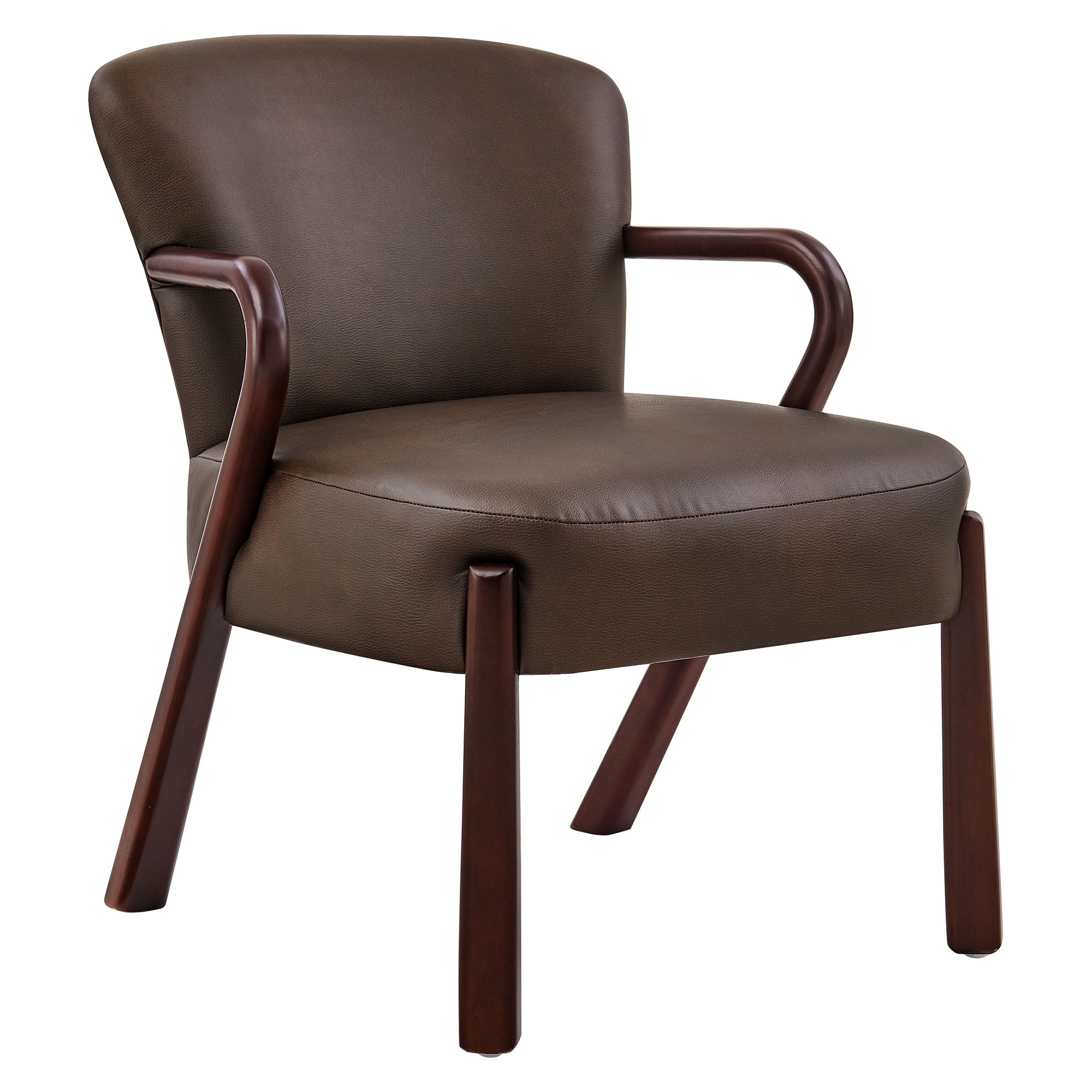 Modway EEI-7529 Arden Faux Leather Upholstered Accent Armchair