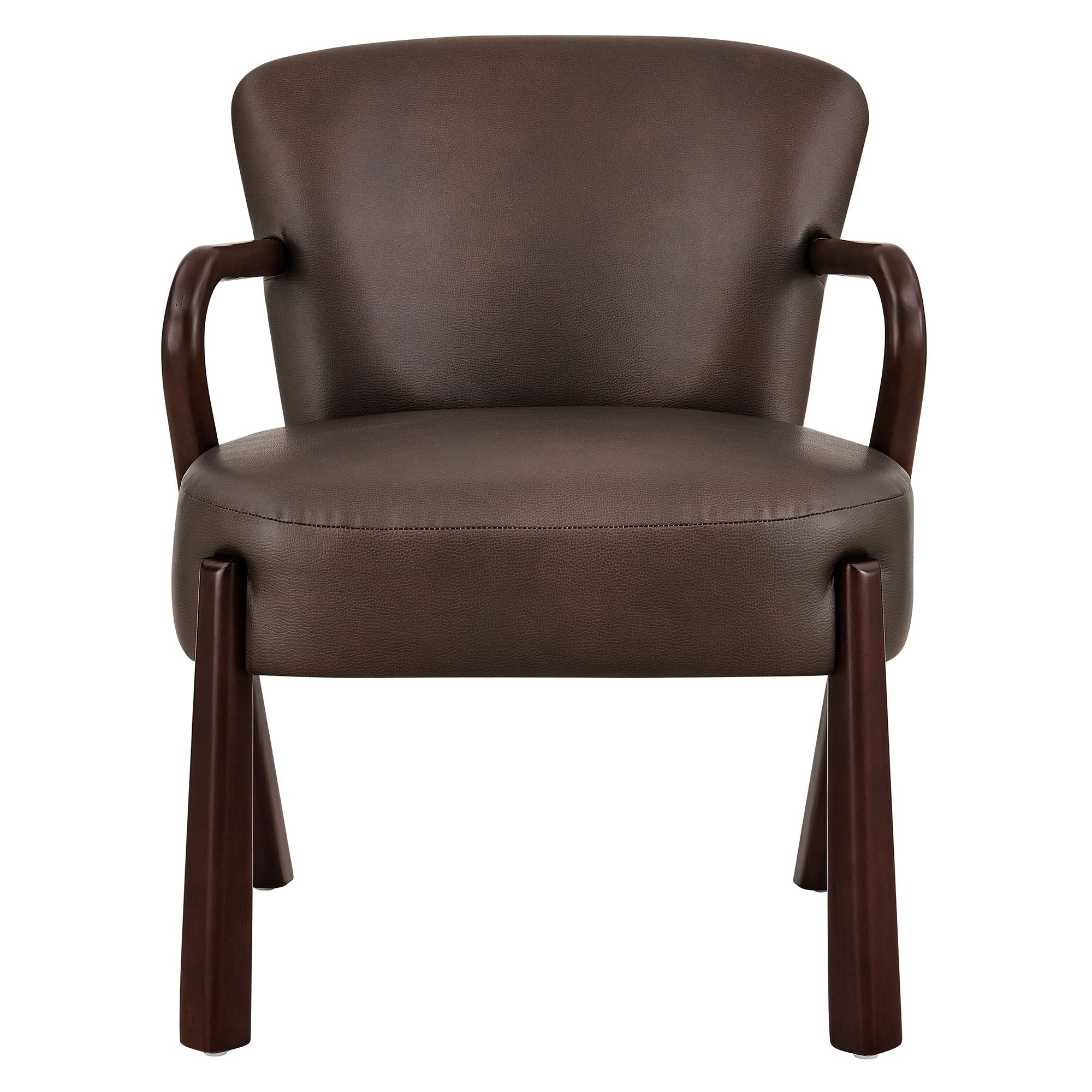 Modway EEI-7529 Arden Faux Leather Upholstered Accent Armchair
