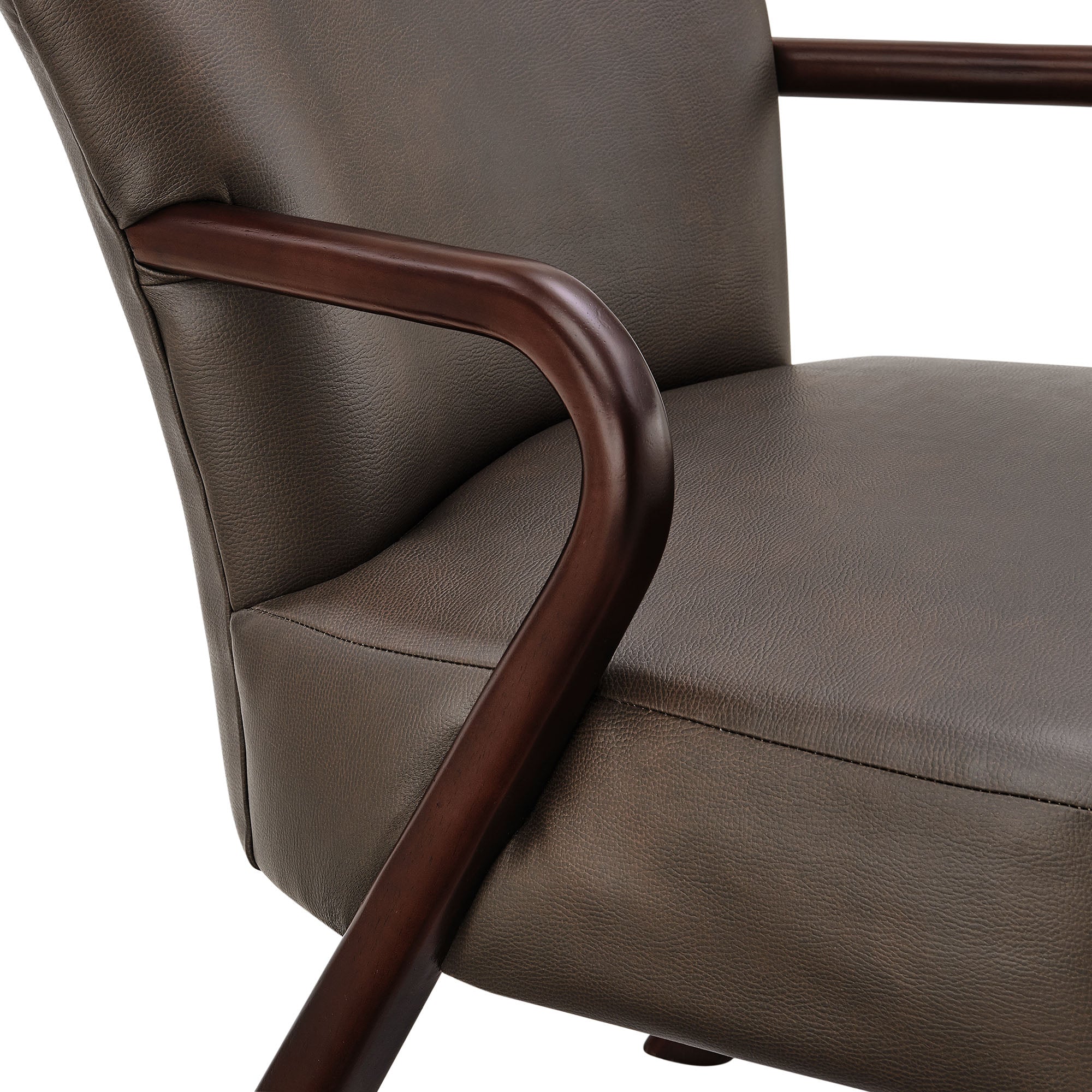 Modway EEI-7529 Arden Faux Leather Upholstered Accent Armchair
