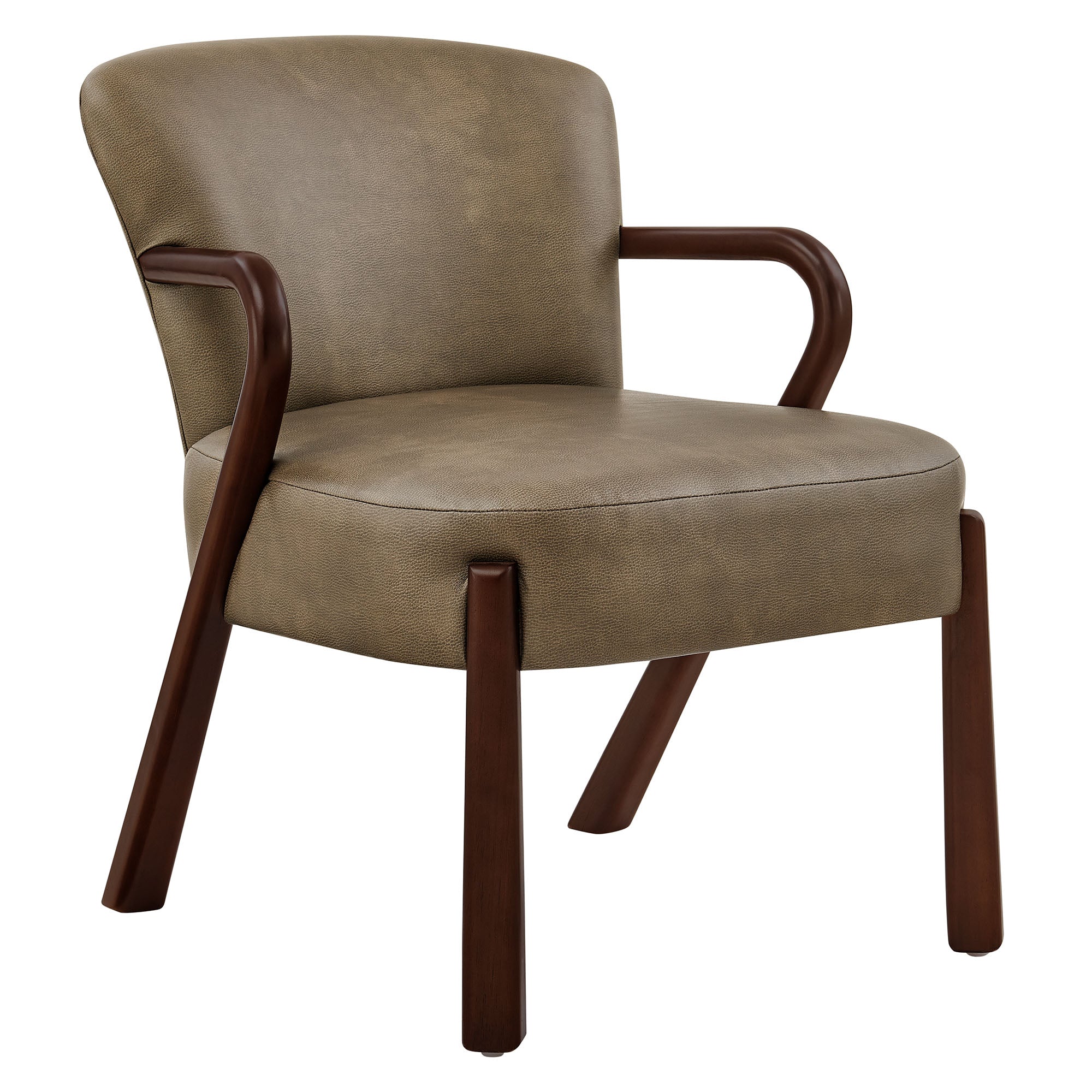 Modway EEI-7529 Arden Faux Leather Upholstered Accent Armchair