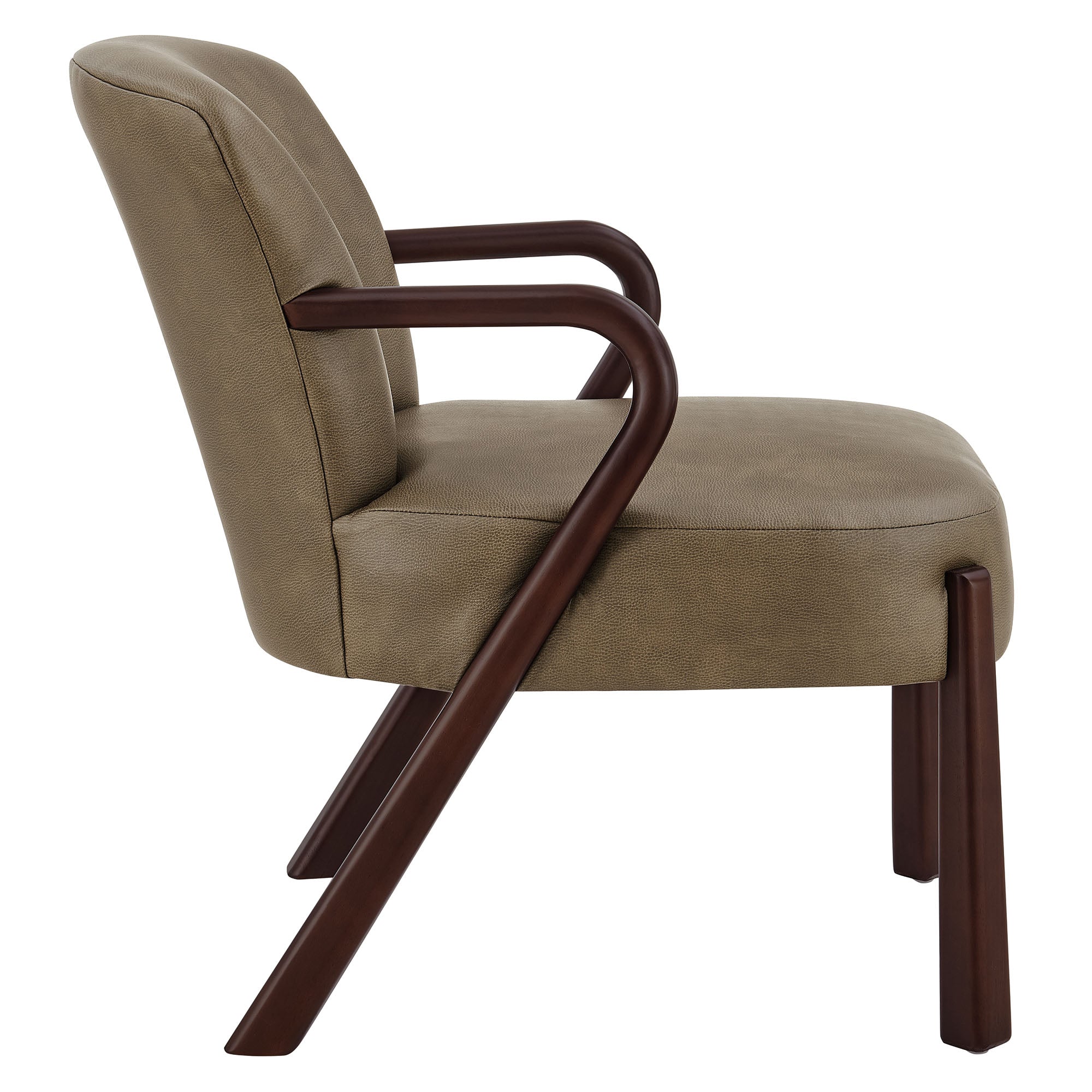 Modway EEI-7529 Arden Faux Leather Upholstered Accent Armchair