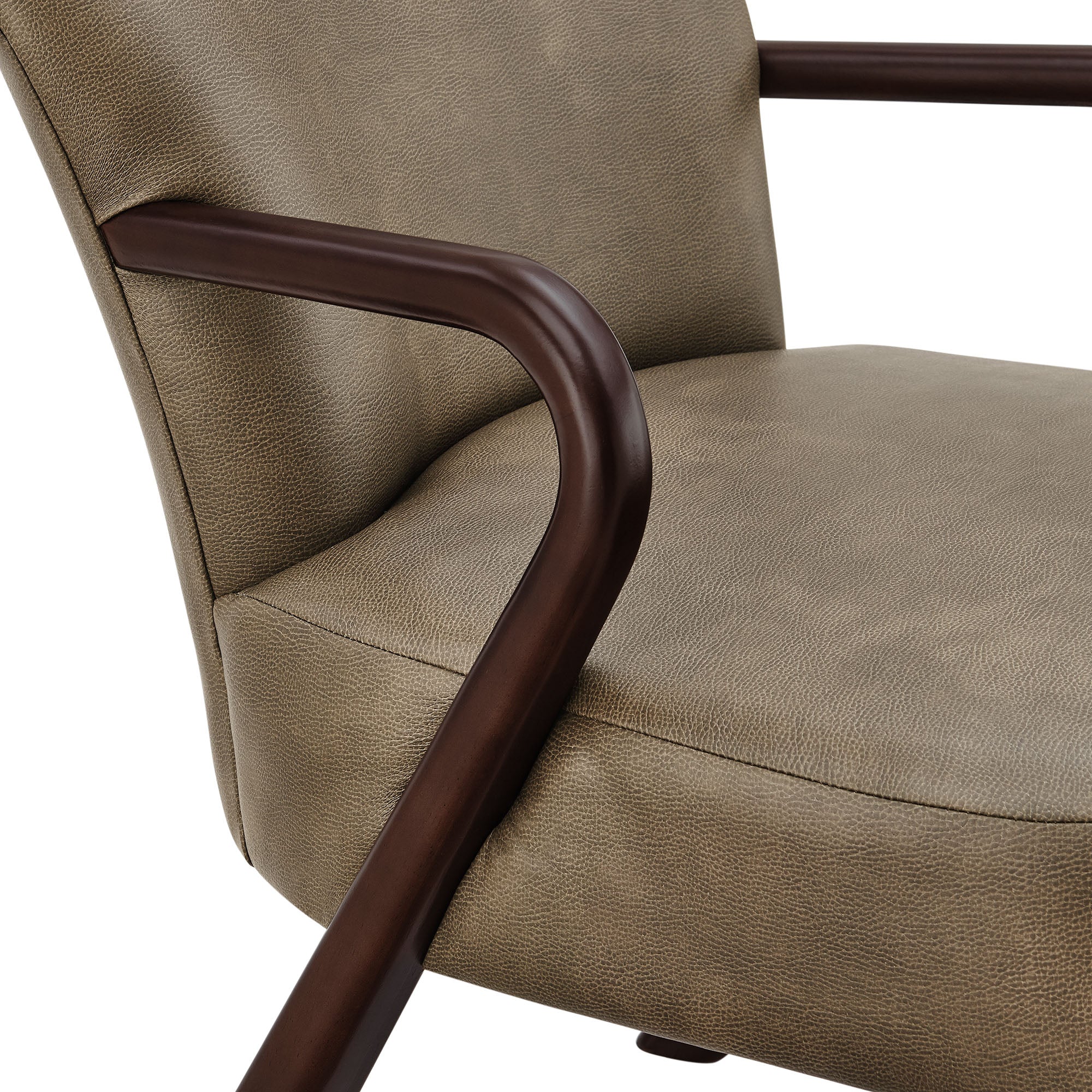 Modway EEI-7529 Arden Faux Leather Upholstered Accent Armchair