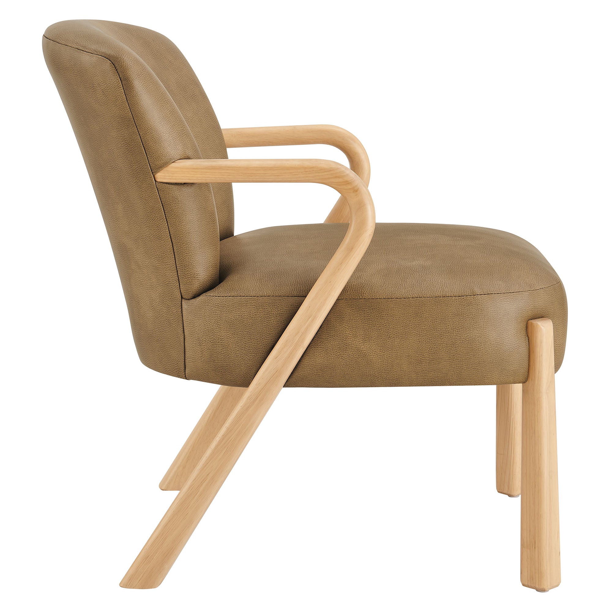 Modway EEI-7529 Arden Faux Leather Upholstered Accent Armchair