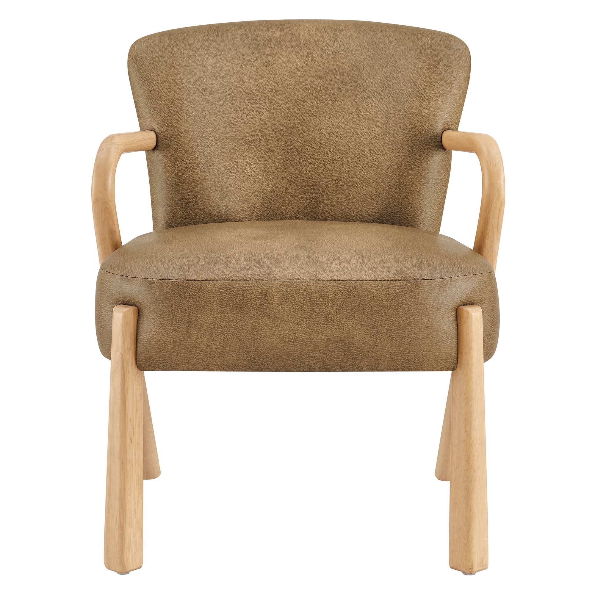Modway EEI-7529 Arden Faux Leather Upholstered Accent Armchair