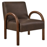 Modway Lunet Faux Leather Upholstered Accent Chair