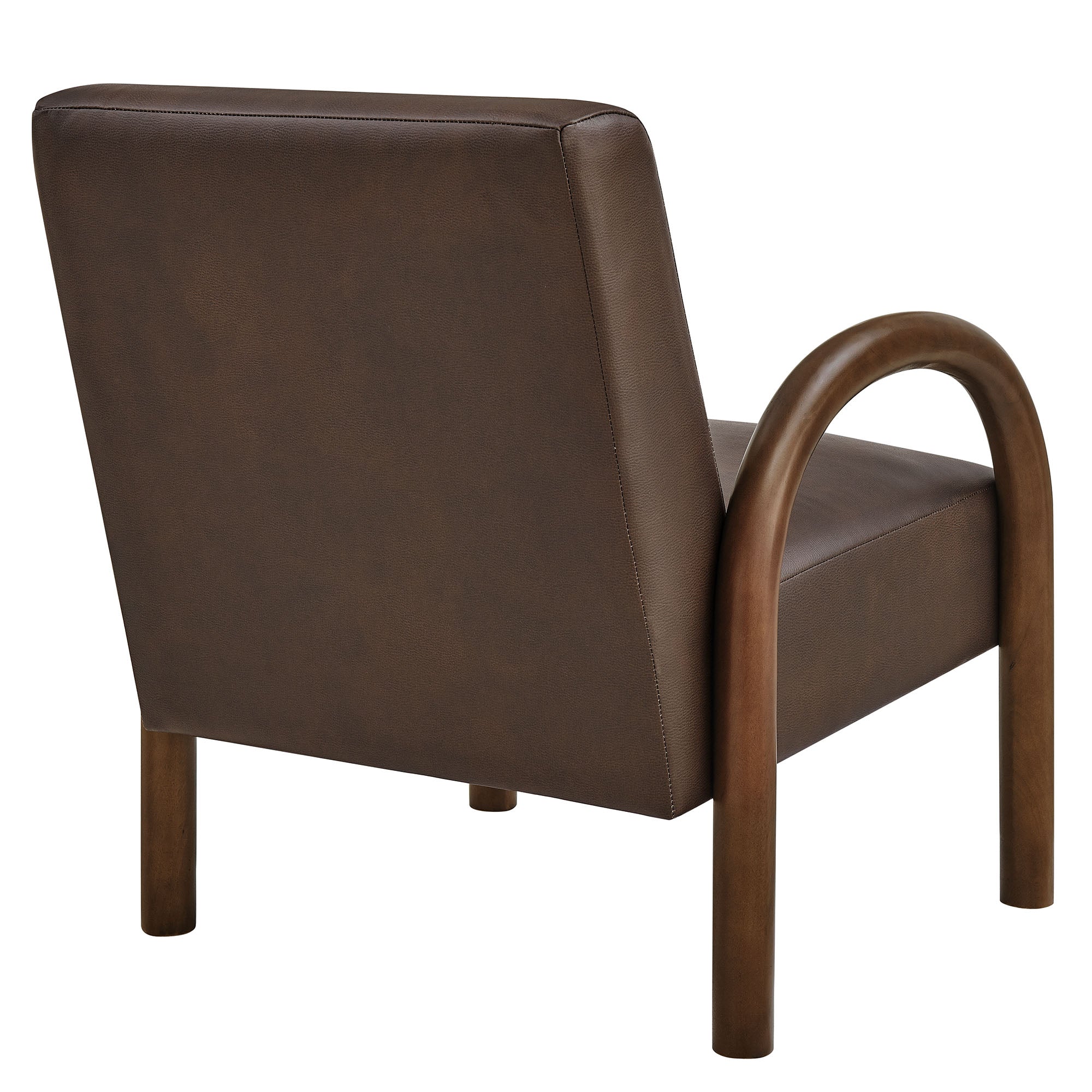 Modway EEI-7530 Lunet Faux Leather Upholstered Accent Chair