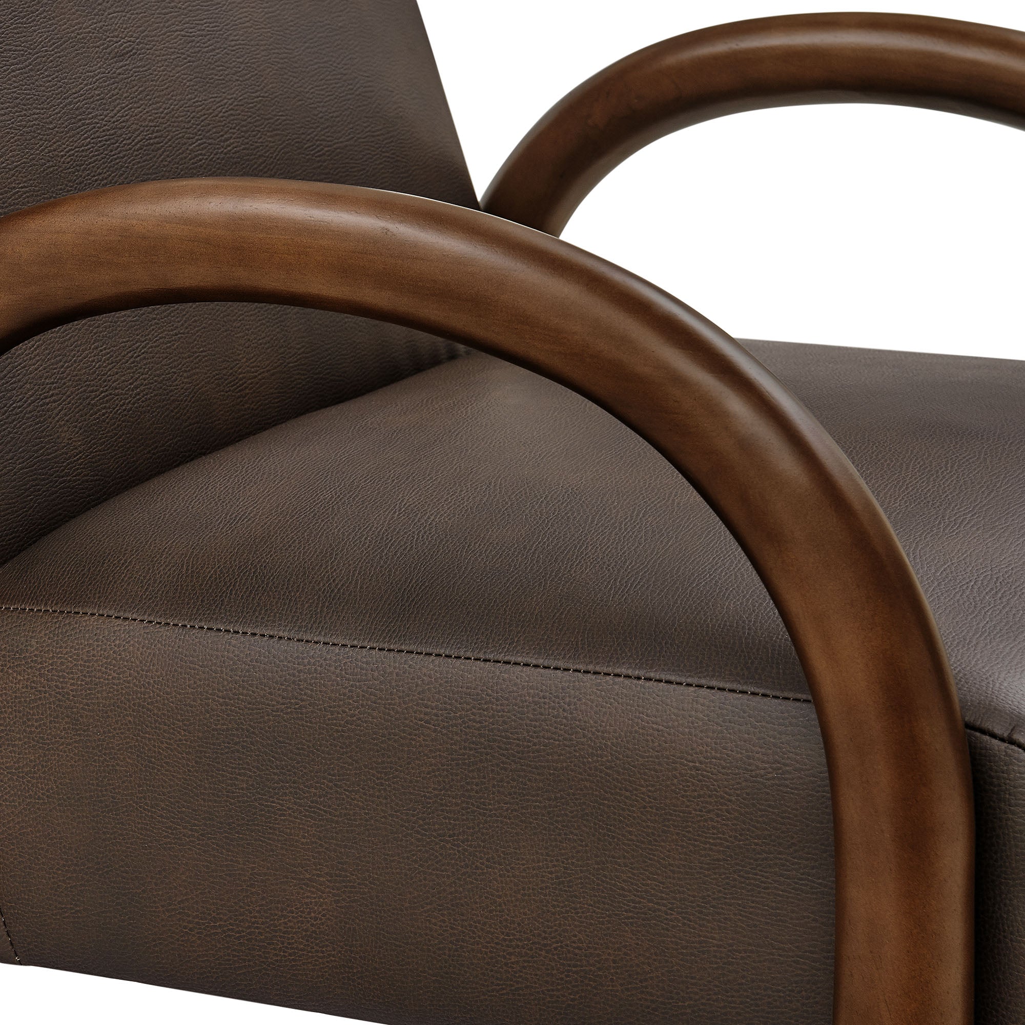 Modway EEI-7530 Lunet Faux Leather Upholstered Accent Chair