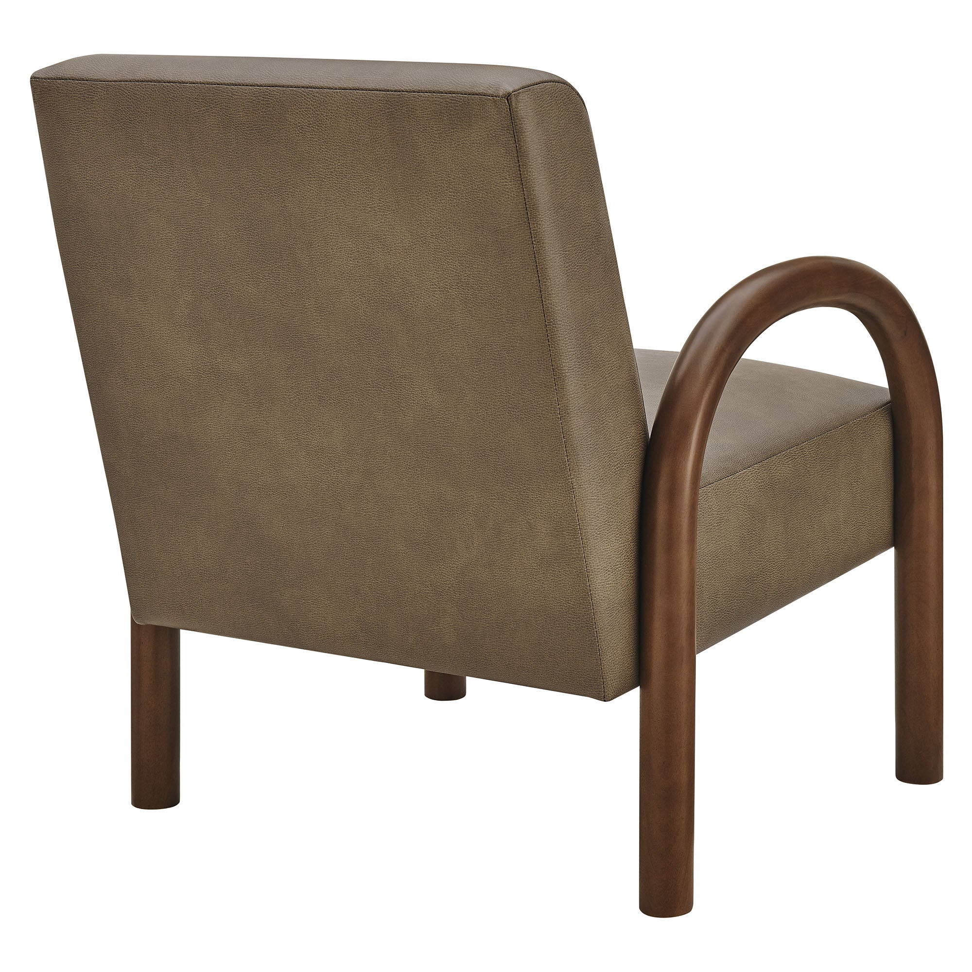 Modway Lunet Faux Leather Upholstered Accent Chair