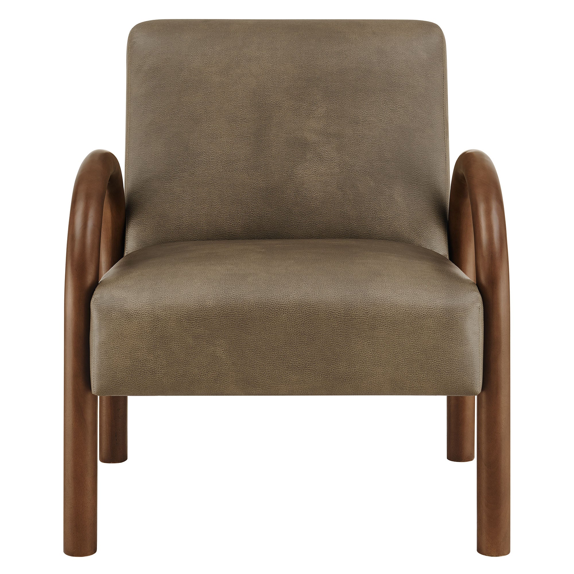 Modway EEI-7530 Lunet Faux Leather Upholstered Accent Chair