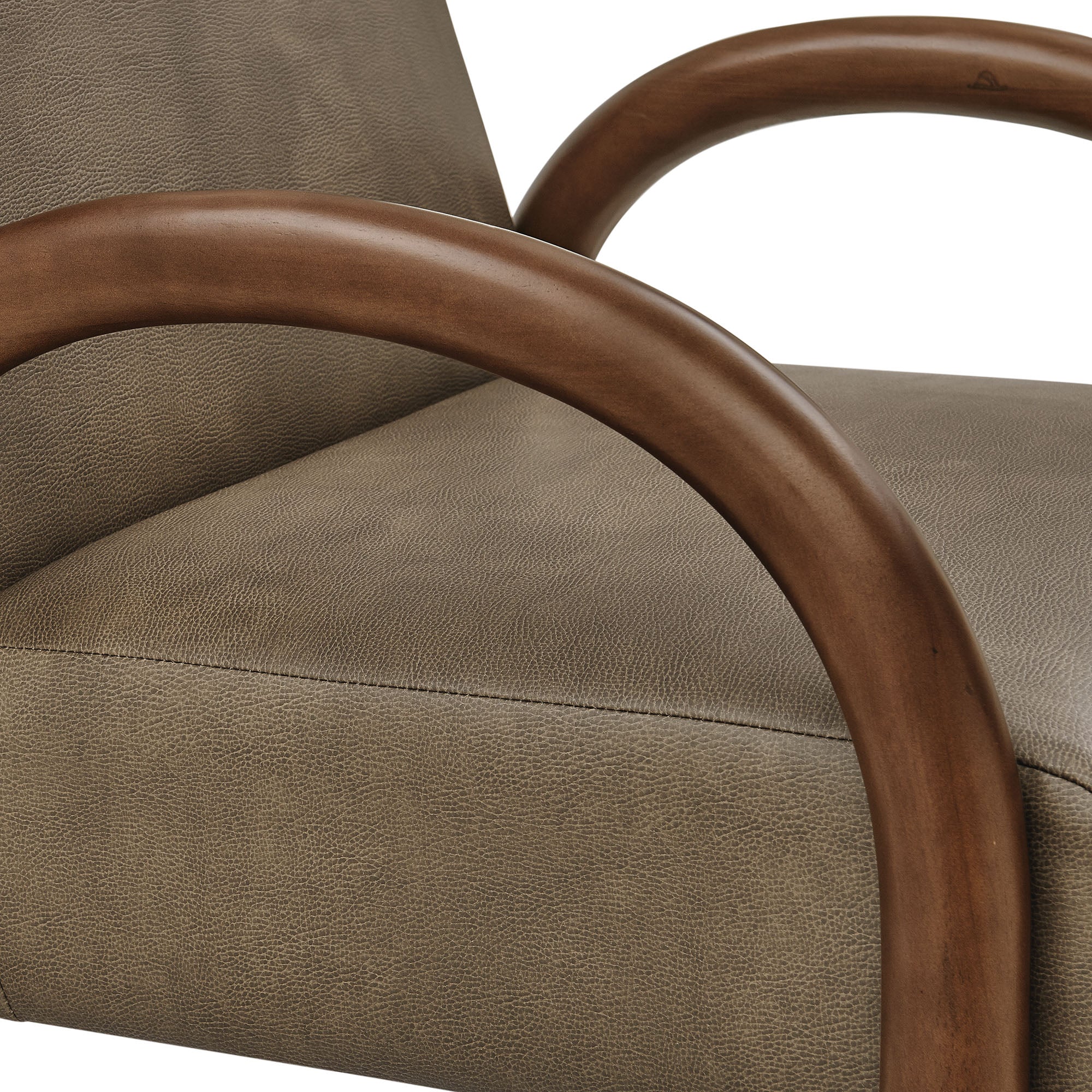 Modway Lunet Faux Leather Upholstered Accent Chair