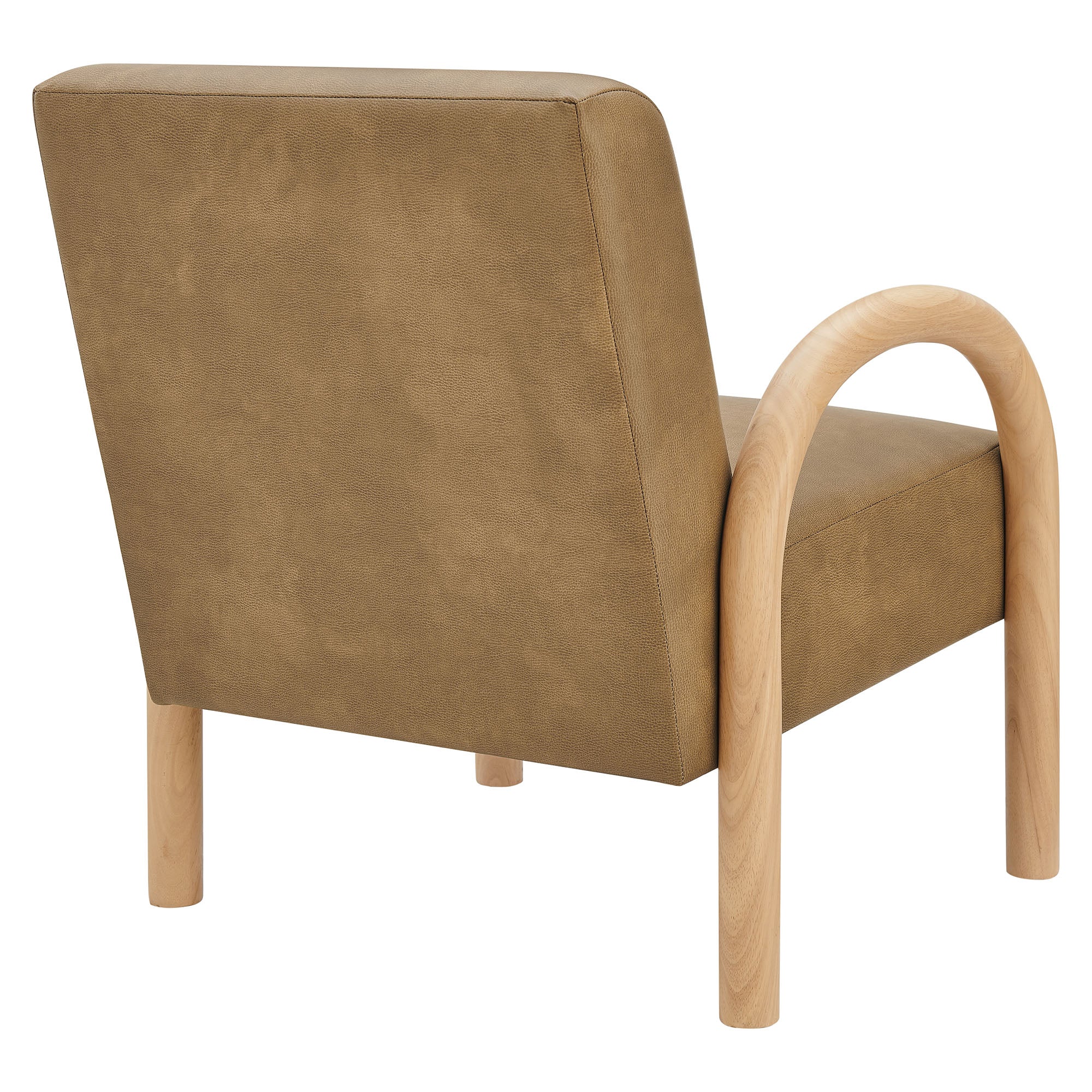 Modway EEI-7530 Lunet Faux Leather Upholstered Accent Chair
